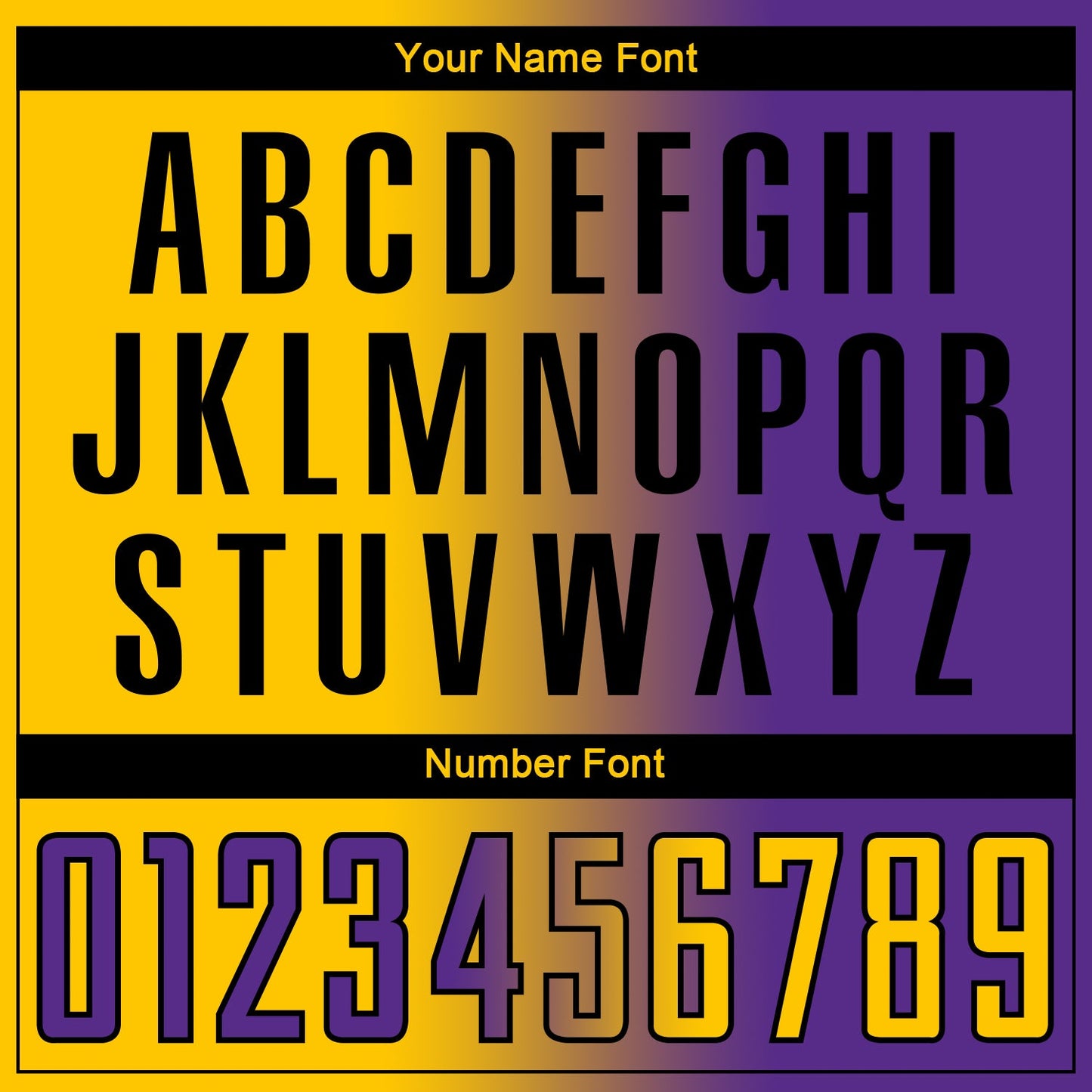 Custom Purple Yellow-Black Sublimation Gradient Fashion Soccer Uniform Jersey - Sky-Custom