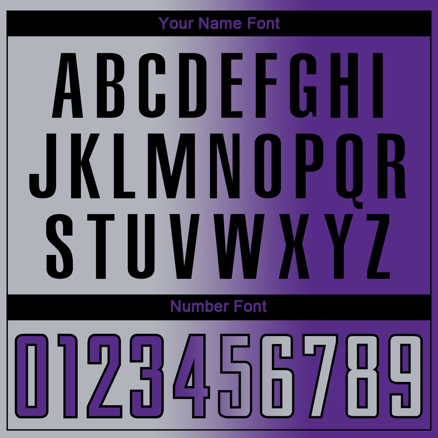 Custom Purple Gray-Black Sublimation Gradient Fashion Soccer Uniform Jersey - Sky-Custom