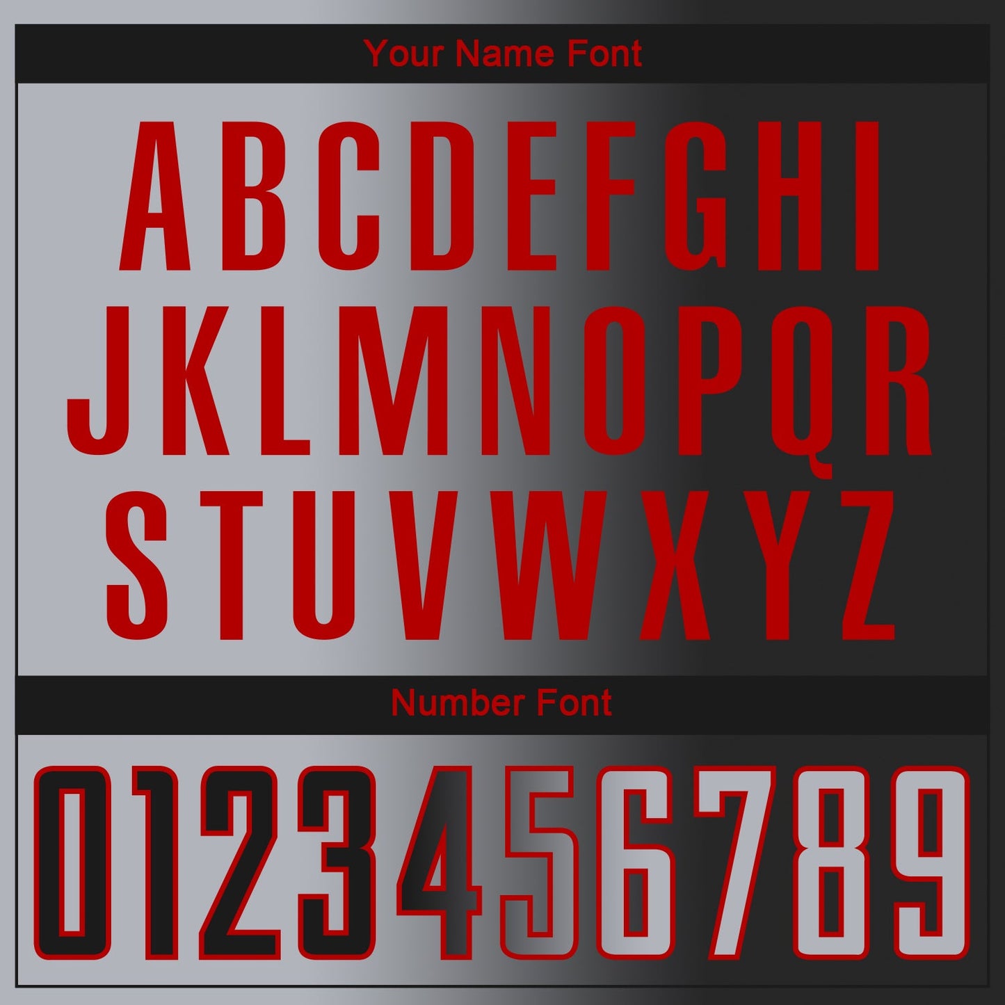 Custom Black Gray-Red Sublimation Gradient Fashion Soccer Uniform Jersey - Sky-Custom