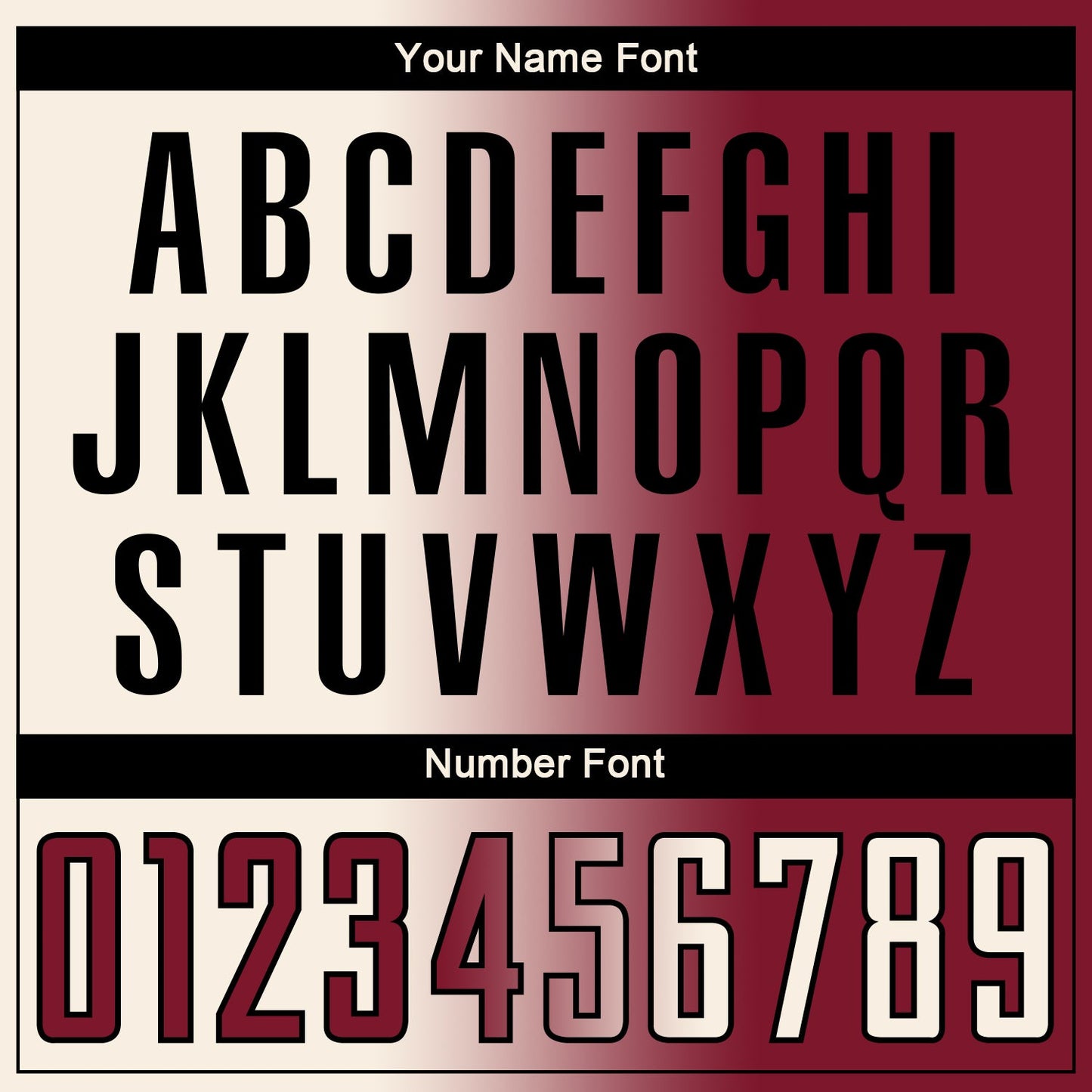 Custom Maroon Cream-Black Sublimation Gradient Fashion Soccer Uniform Jersey - Sky-Custom