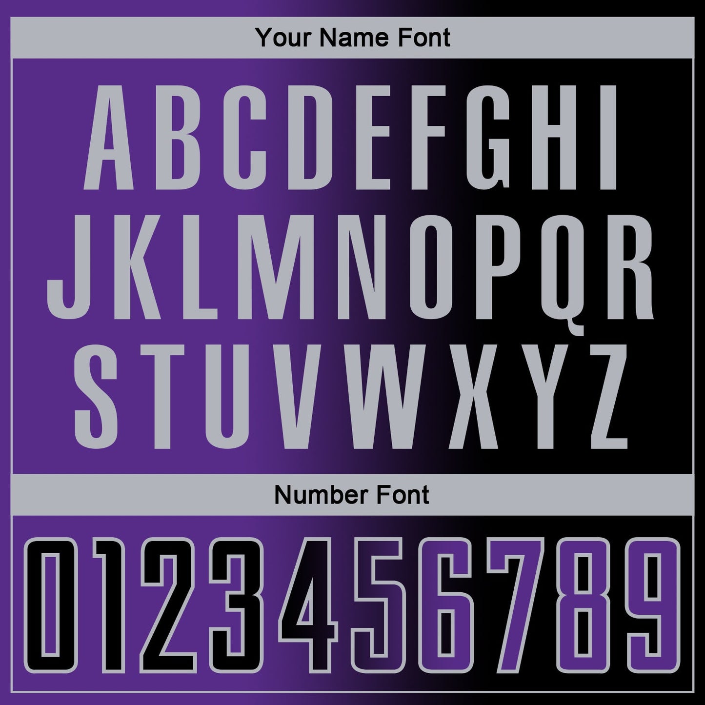 Custom Black Purple-Gray Sublimation Gradient Fashion Soccer Uniform Jersey - Sky-Custom