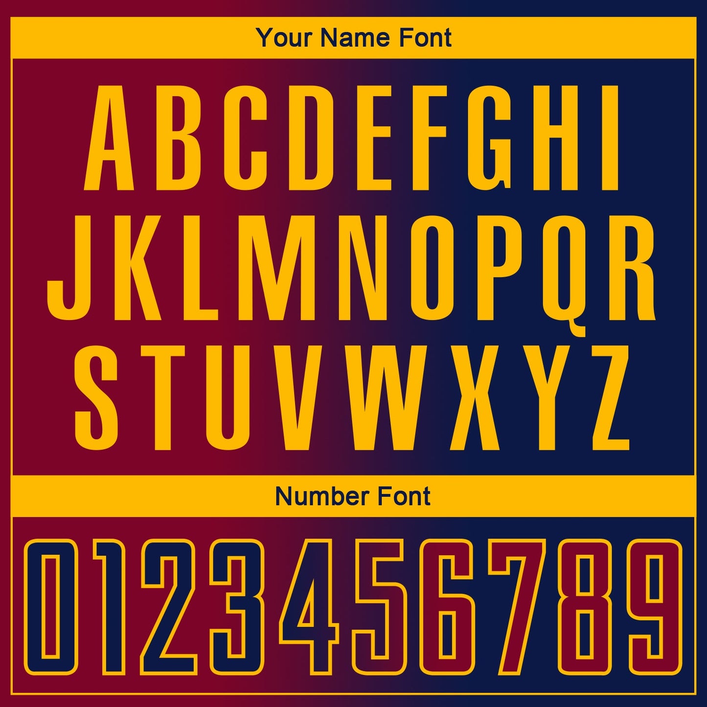 Custom Navy Maroon-Gold Sublimation Gradient Fashion Soccer Uniform Jersey - Sky-Custom