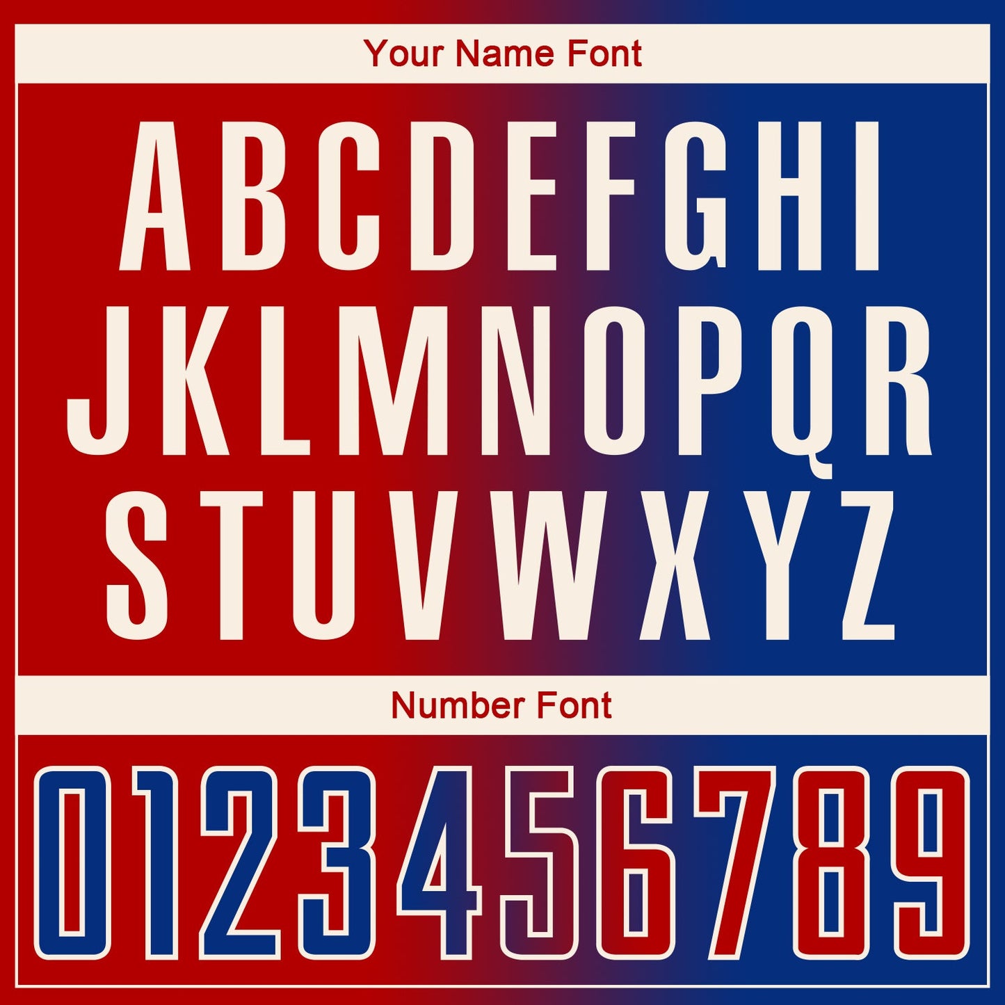 Custom Royal Red-Cream Sublimation Gradient Fashion Soccer Uniform Jersey - Sky-Custom