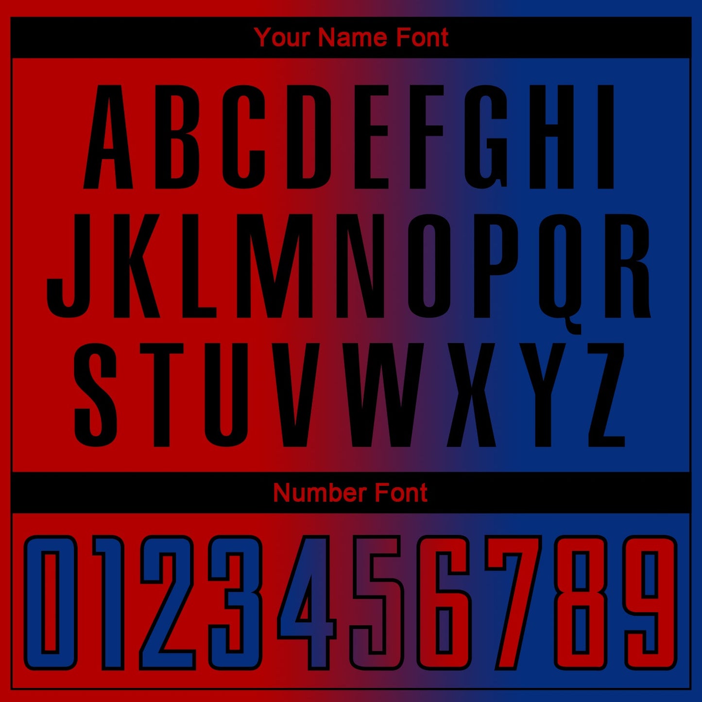 Custom Royal Red-Black Sublimation Gradient Fashion Soccer Uniform Jersey - Sky-Custom