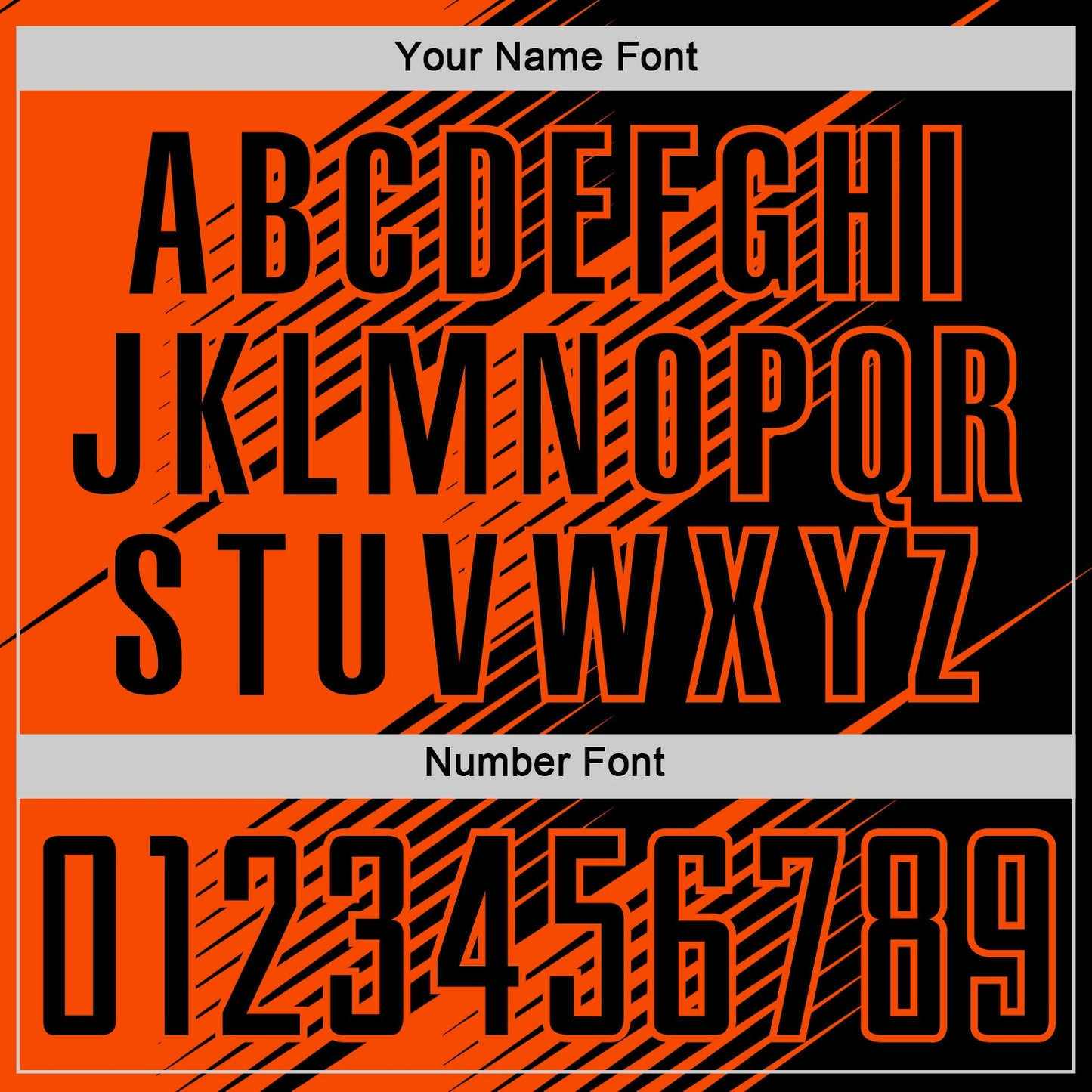 Custom Black Orange Line Sublimation Soccer Uniform Jersey - Sky-Custom