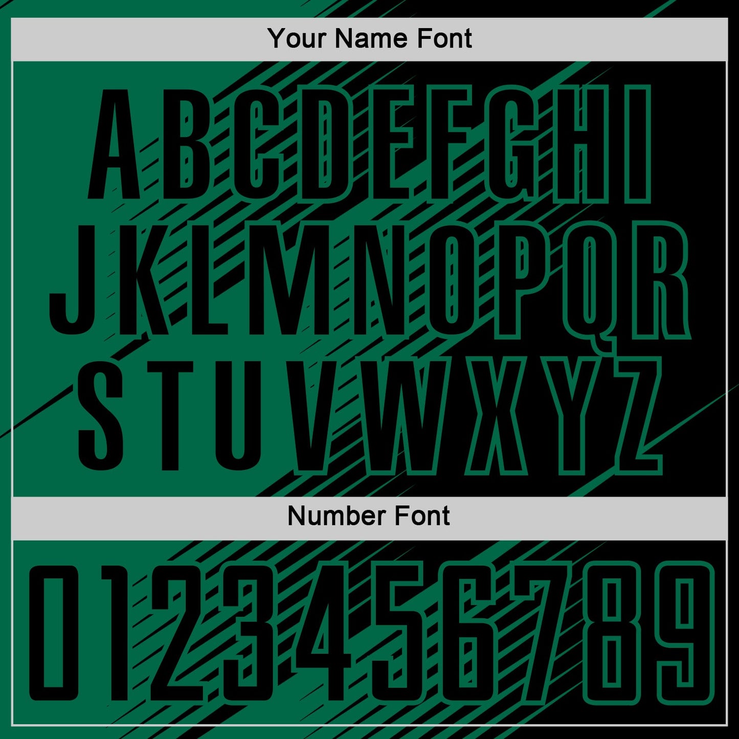 Custom Black Kelly Green Line Sublimation Soccer Uniform Jersey - Sky-Custom