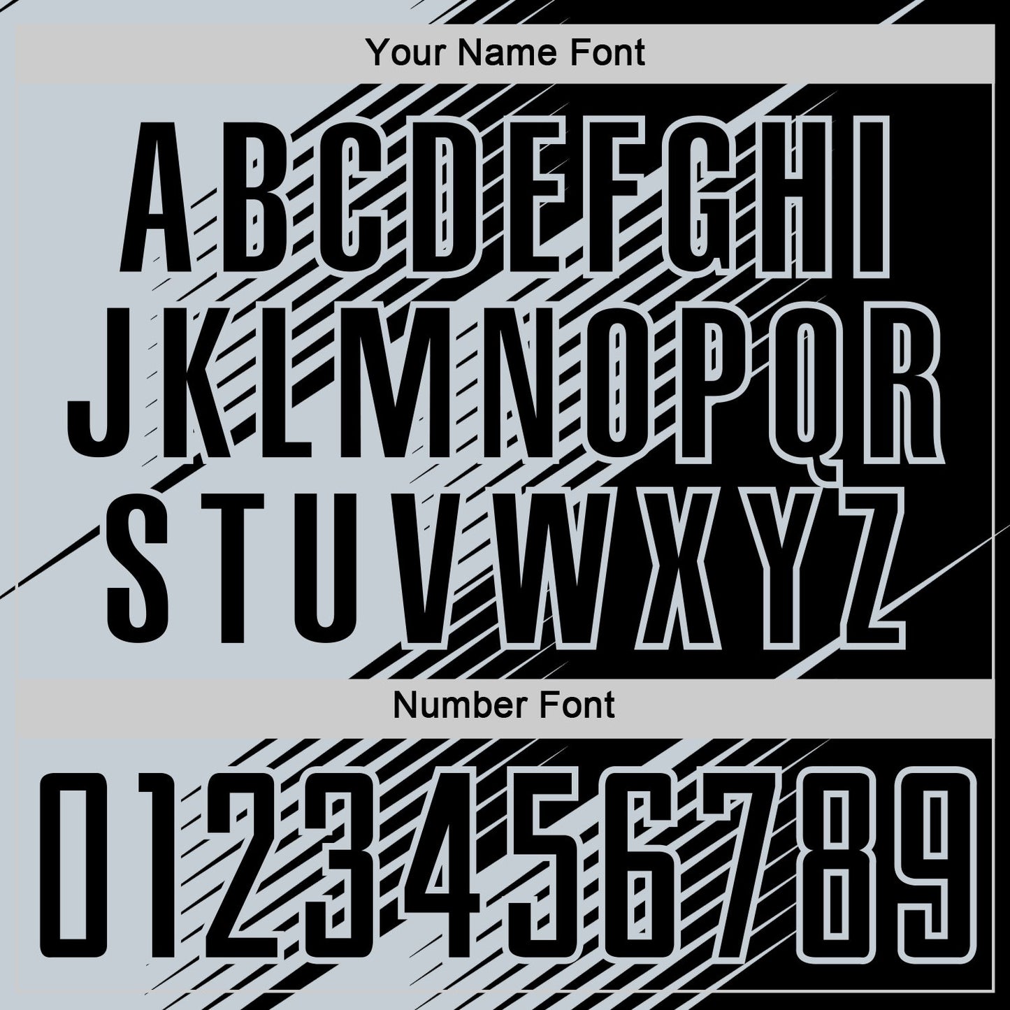 Custom Black Silver Line Sublimation Soccer Uniform Jersey - Sky-Custom