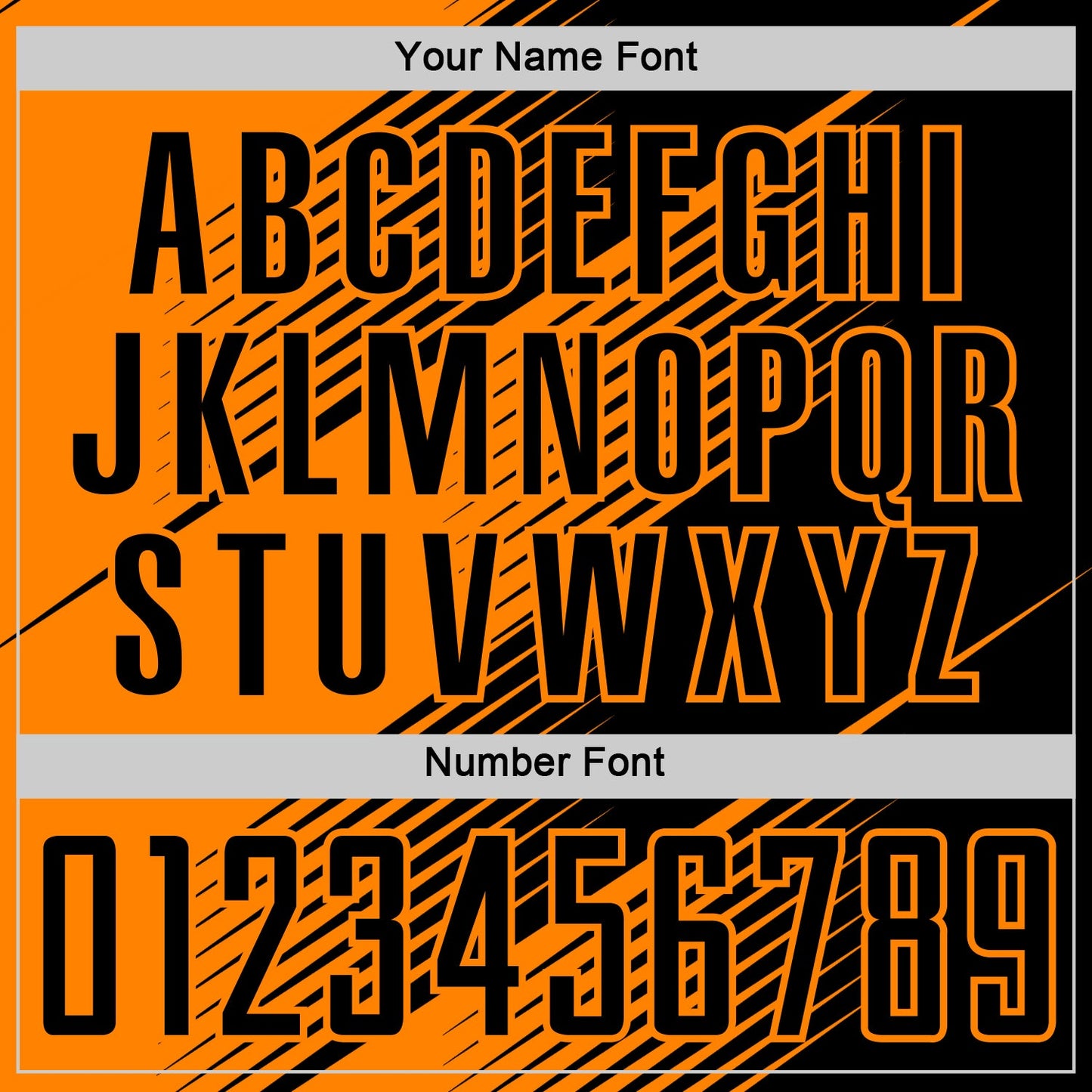 Custom Black Bay Orange Line Sublimation Soccer Uniform Jersey - Sky-Custom