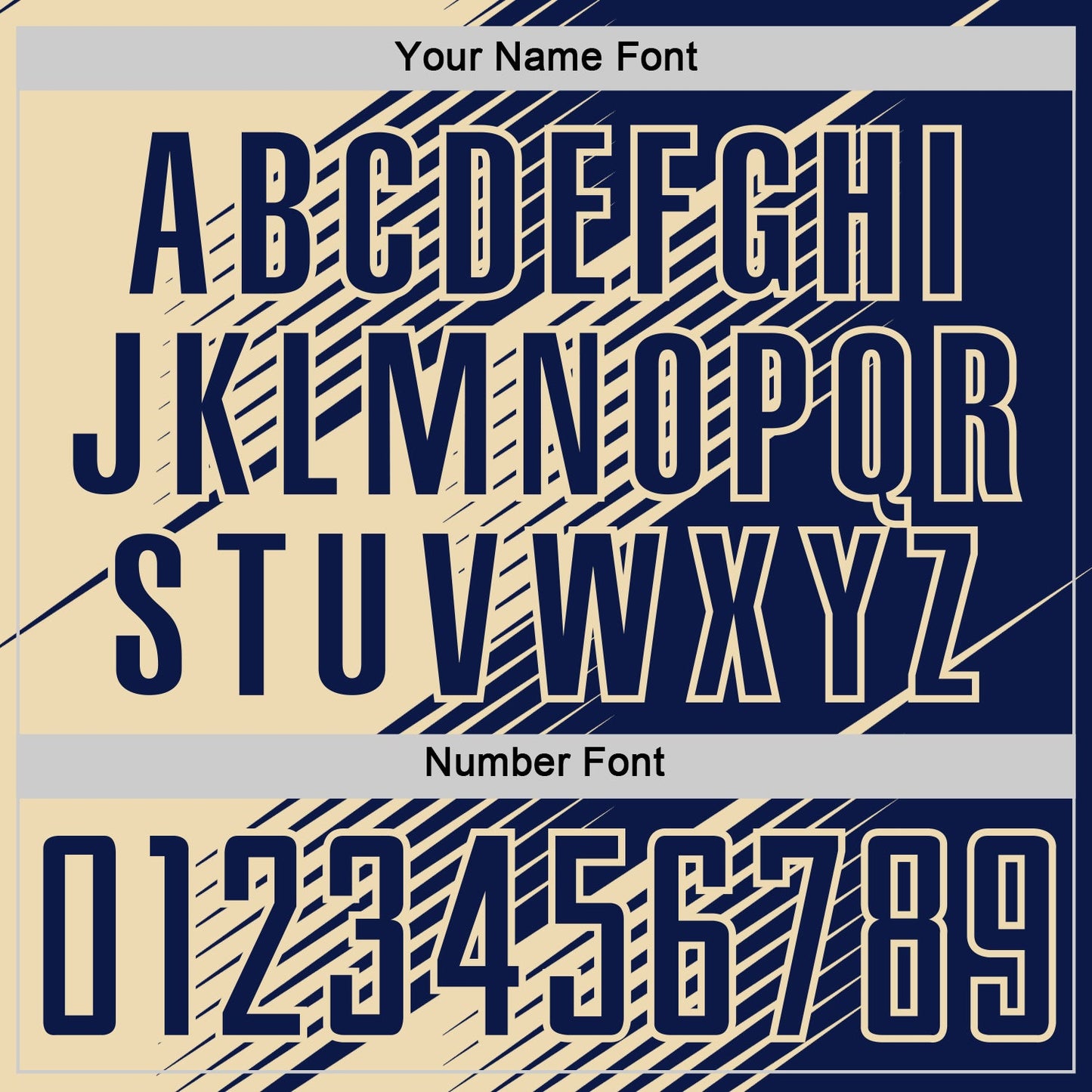 Custom Navy Cream Line Sublimation Soccer Uniform Jersey - Sky-Custom