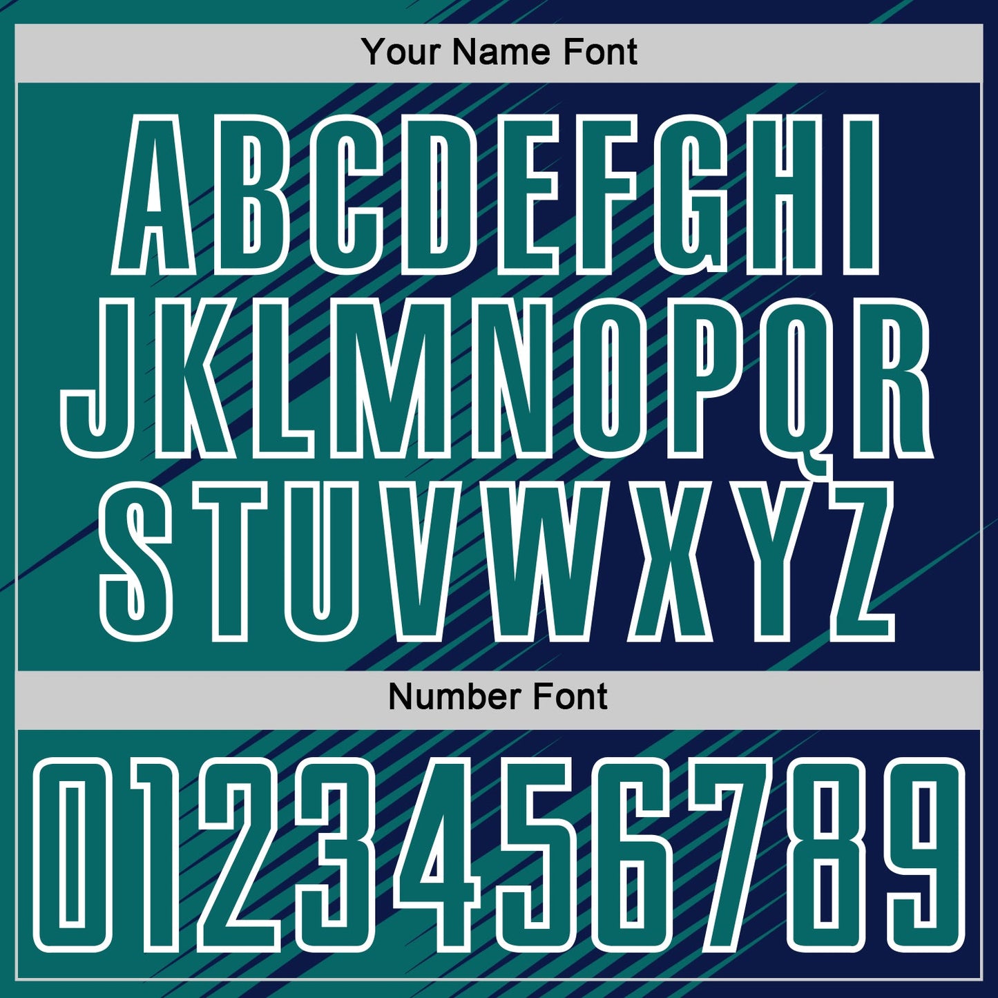 Custom Navy Teal-White Line Sublimation Soccer Uniform Jersey - Sky-Custom