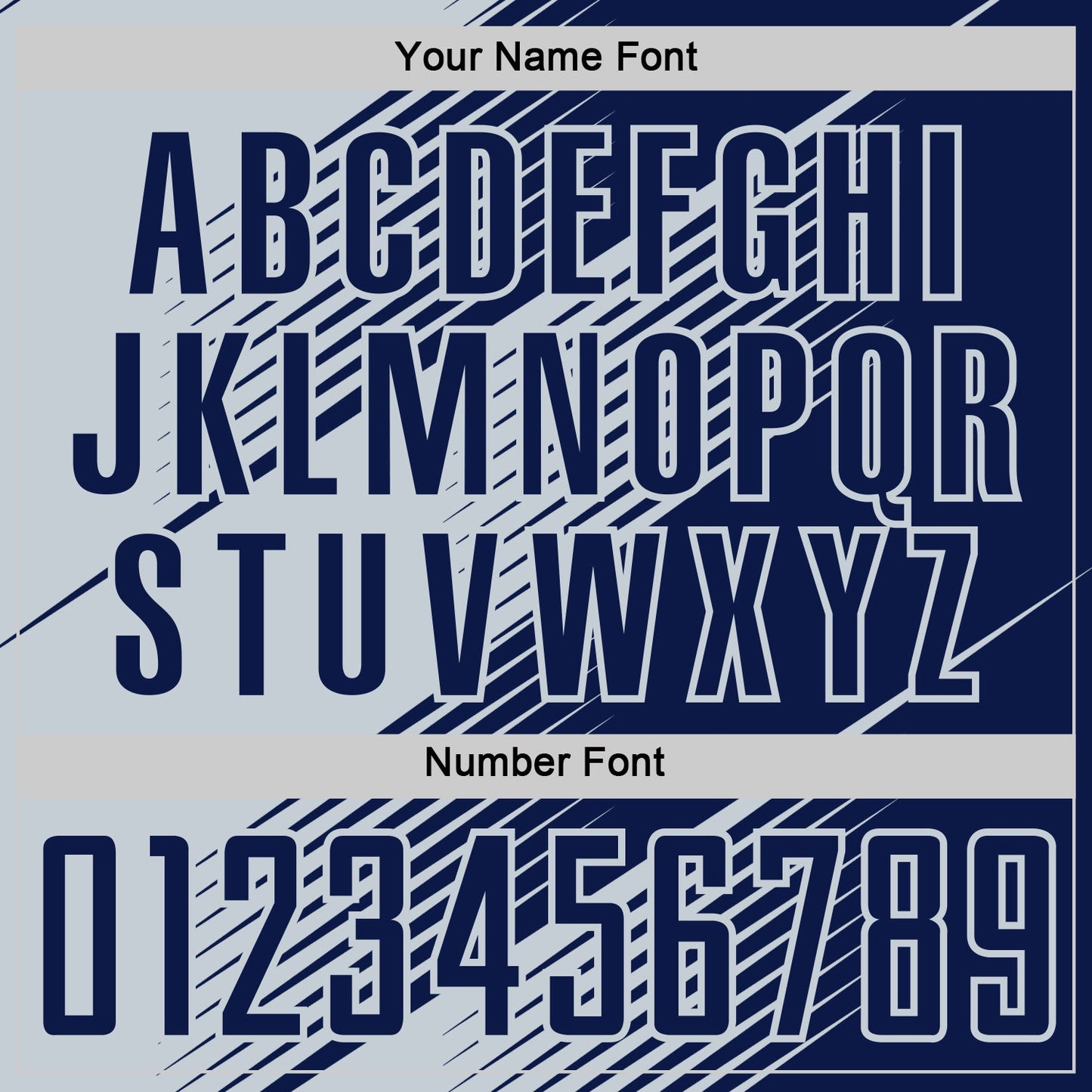Custom Navy Silver Line Sublimation Soccer Uniform Jersey - Sky-Custom