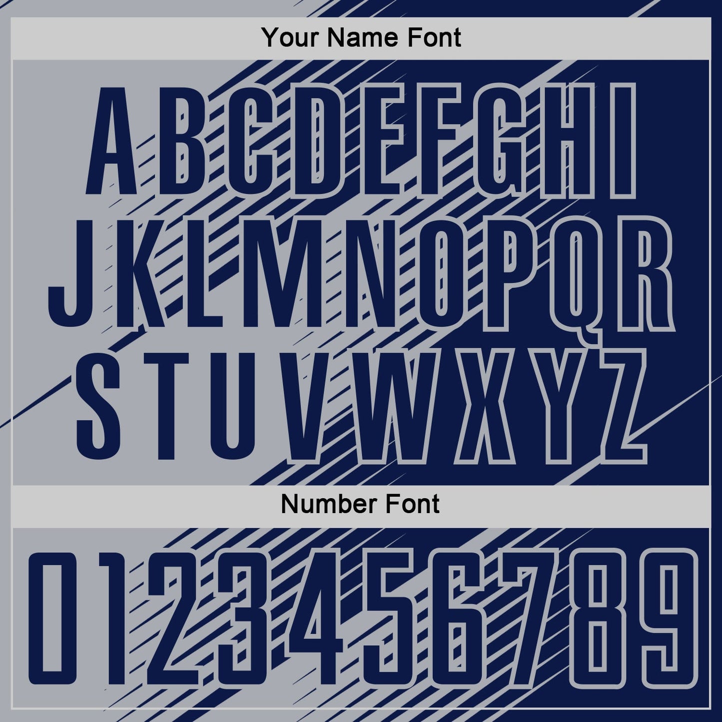 Custom Navy Gray Line Sublimation Soccer Uniform Jersey - Sky-Custom