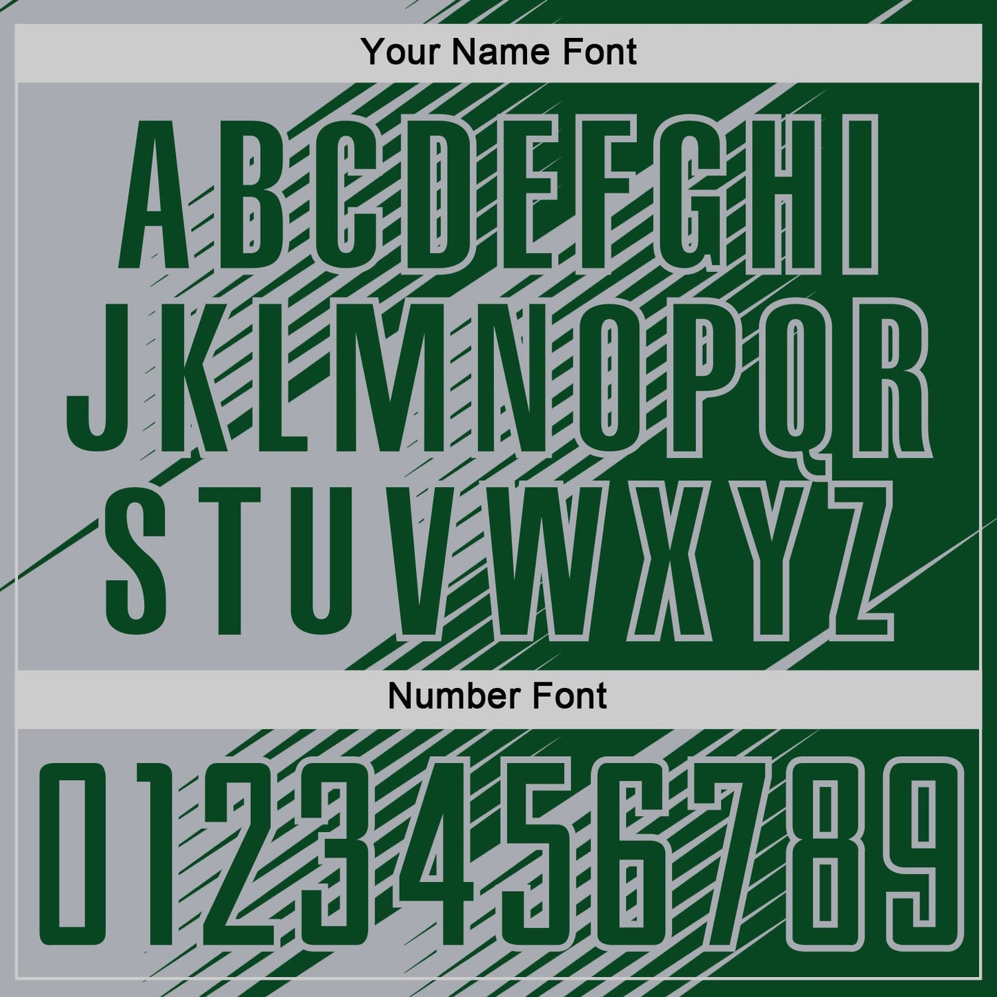 Custom Green Gray Line Sublimation Soccer Uniform Jersey - Sky-Custom