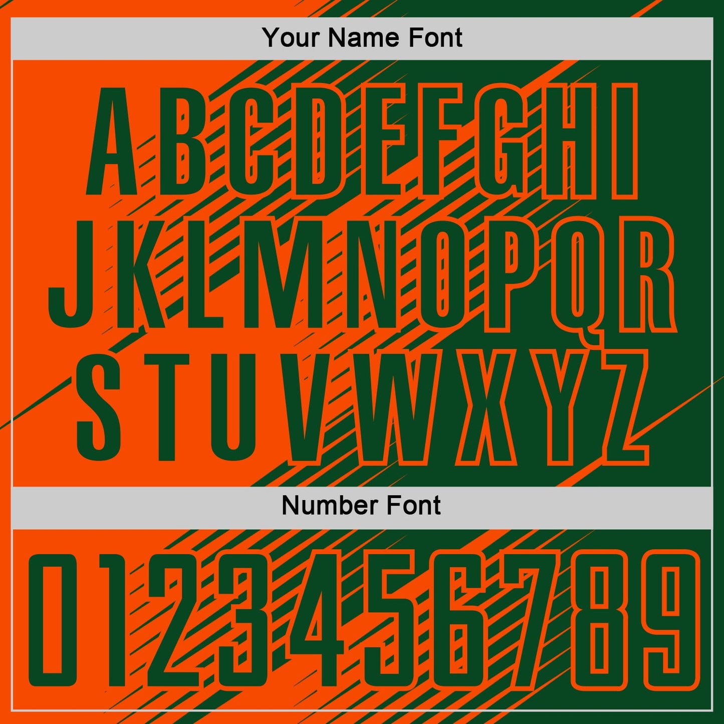 Custom Green Orange Line Sublimation Soccer Uniform Jersey - Sky-Custom