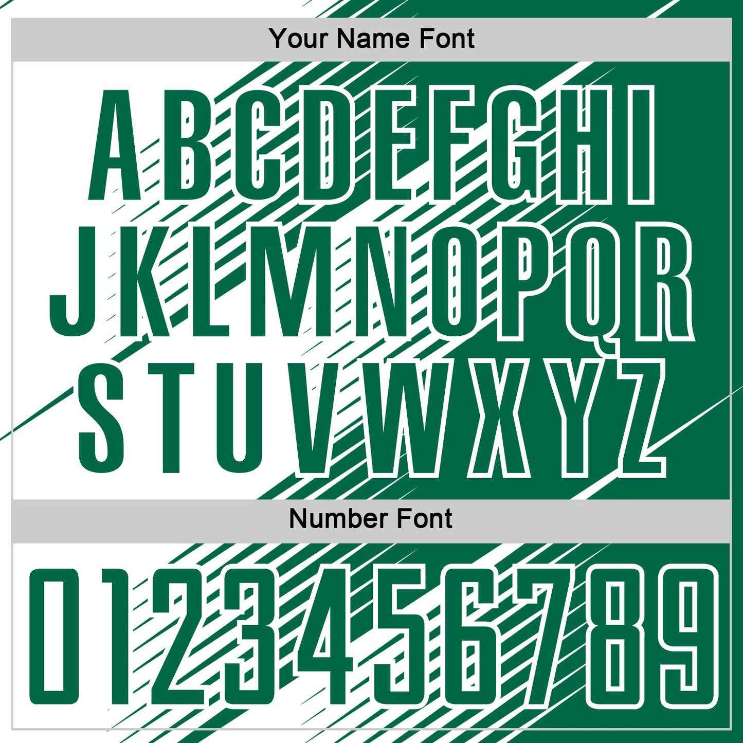 Custom Kelly Green White Line Sublimation Soccer Uniform Jersey - Sky-Custom