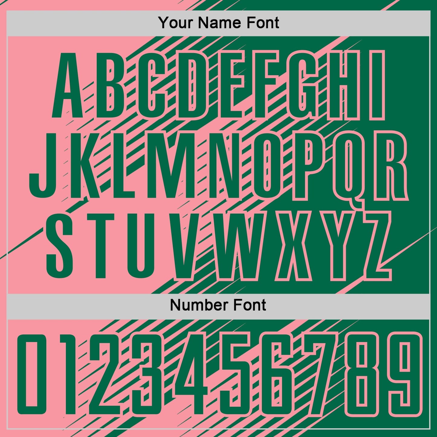 Custom Kelly Green Medium Pink Line Sublimation Soccer Uniform Jersey - Sky-Custom