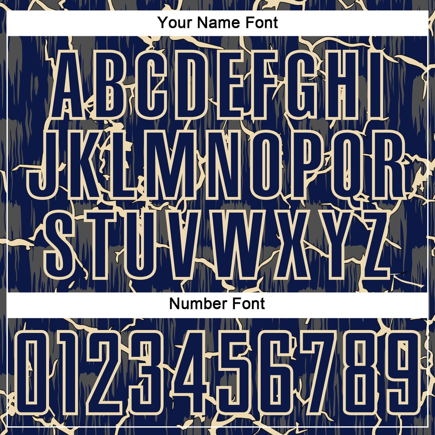 Custom Navy Cream Lightning Sublimation Soccer Uniform Jersey - Sky-Custom