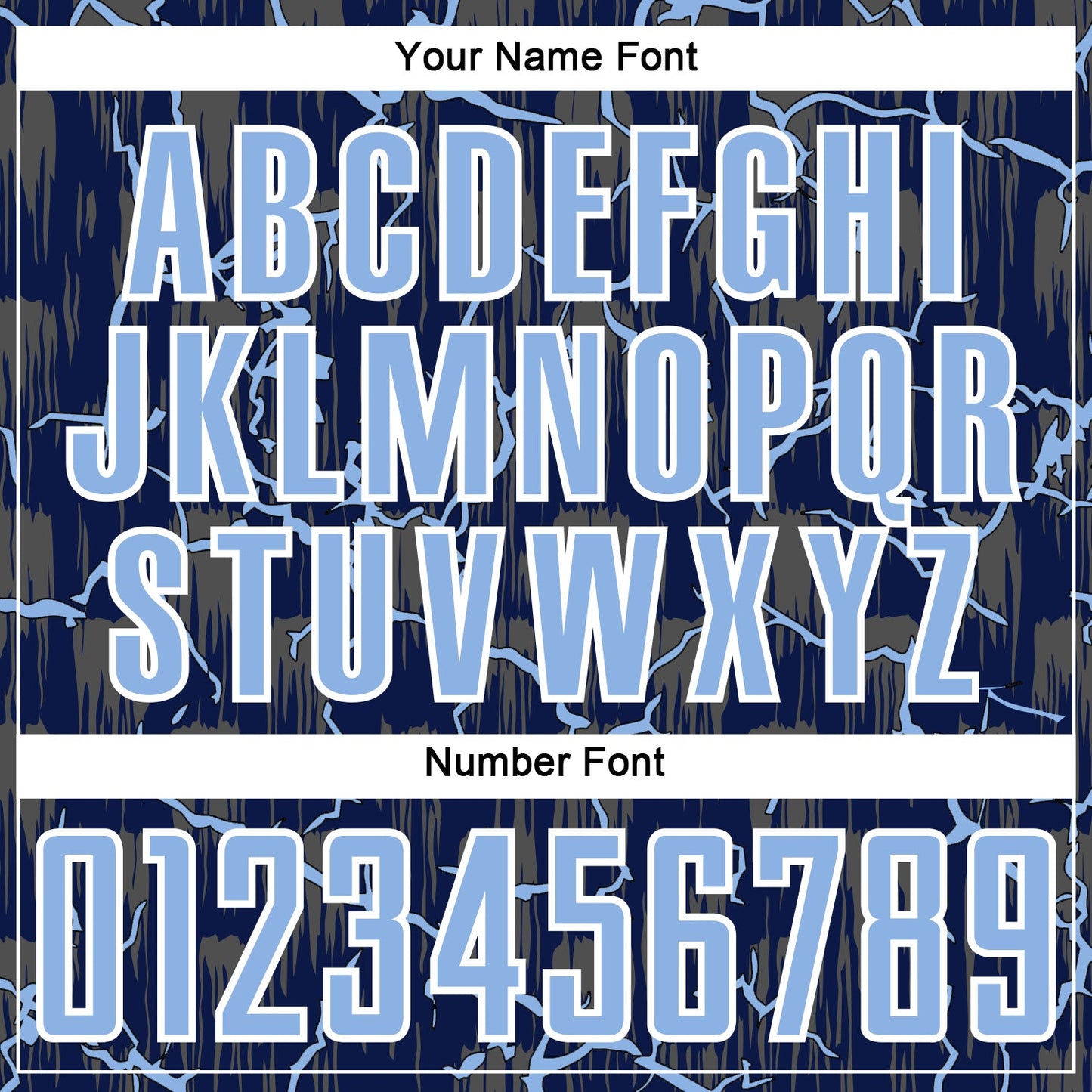 Custom Navy Light Blue-White Lightning Sublimation Soccer Uniform Jersey - Sky-Custom