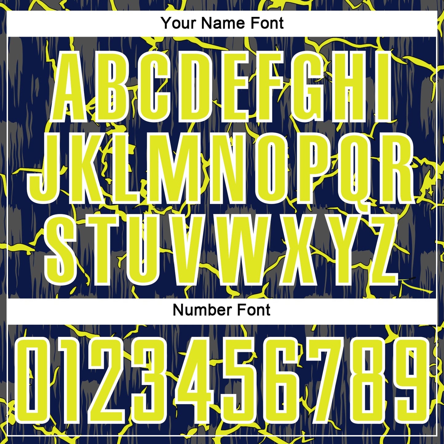 Custom Navy Neon Yellow-White Lightning Sublimation Soccer Uniform Jersey - Sky-Custom