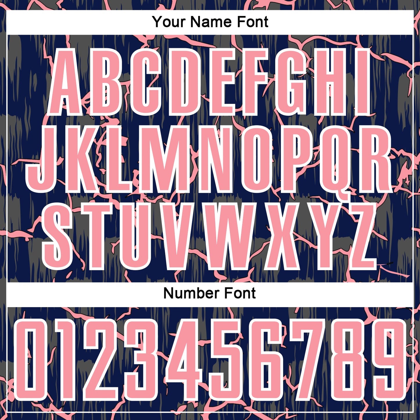 Custom Navy Medium Pink-White Lightning Sublimation Soccer Uniform Jersey - Sky-Custom