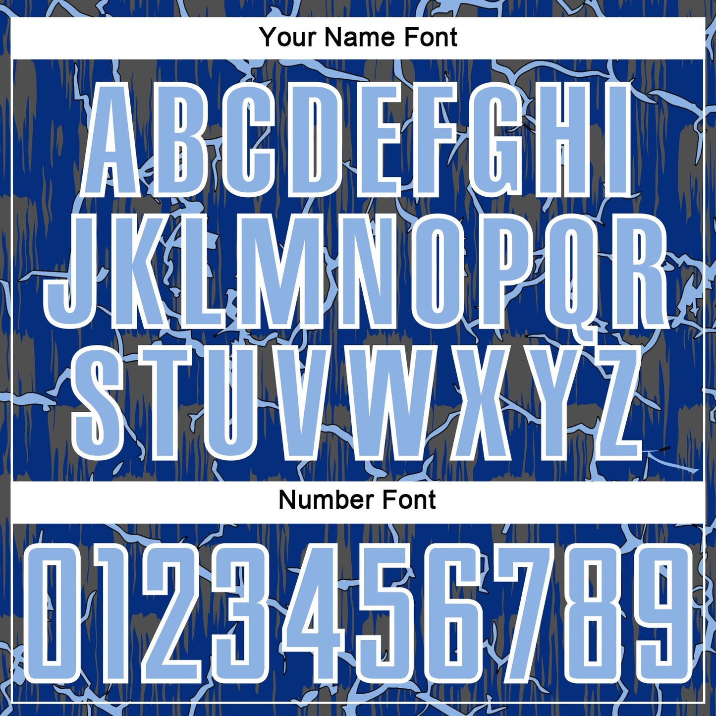 Custom Royal Light Blue-White Lightning Sublimation Soccer Uniform Jersey - Sky-Custom