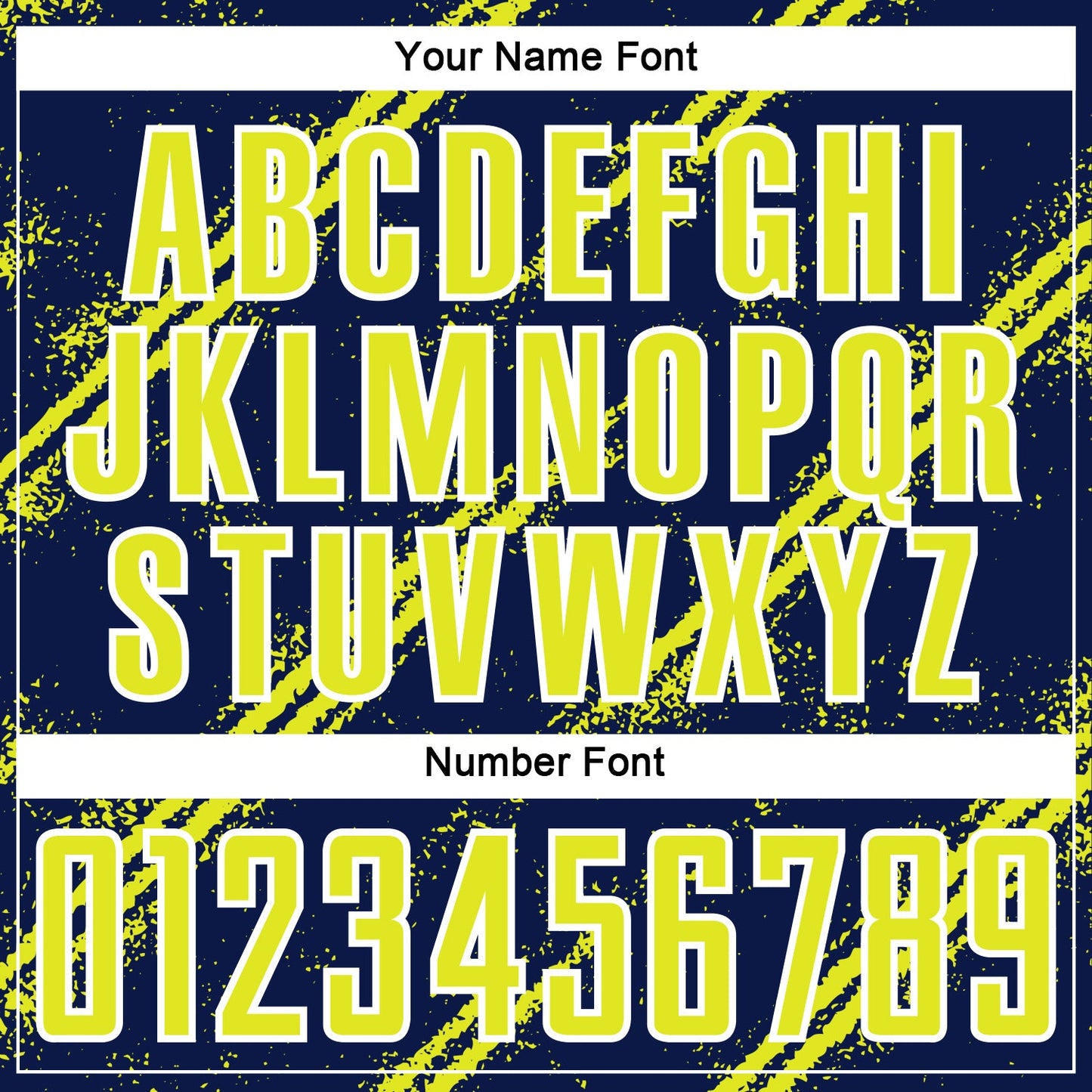 Custom Navy Neon Yellow-White Abstract Fragment Art Splash Sublimation Soccer Uniform Jersey - Sky-Custom