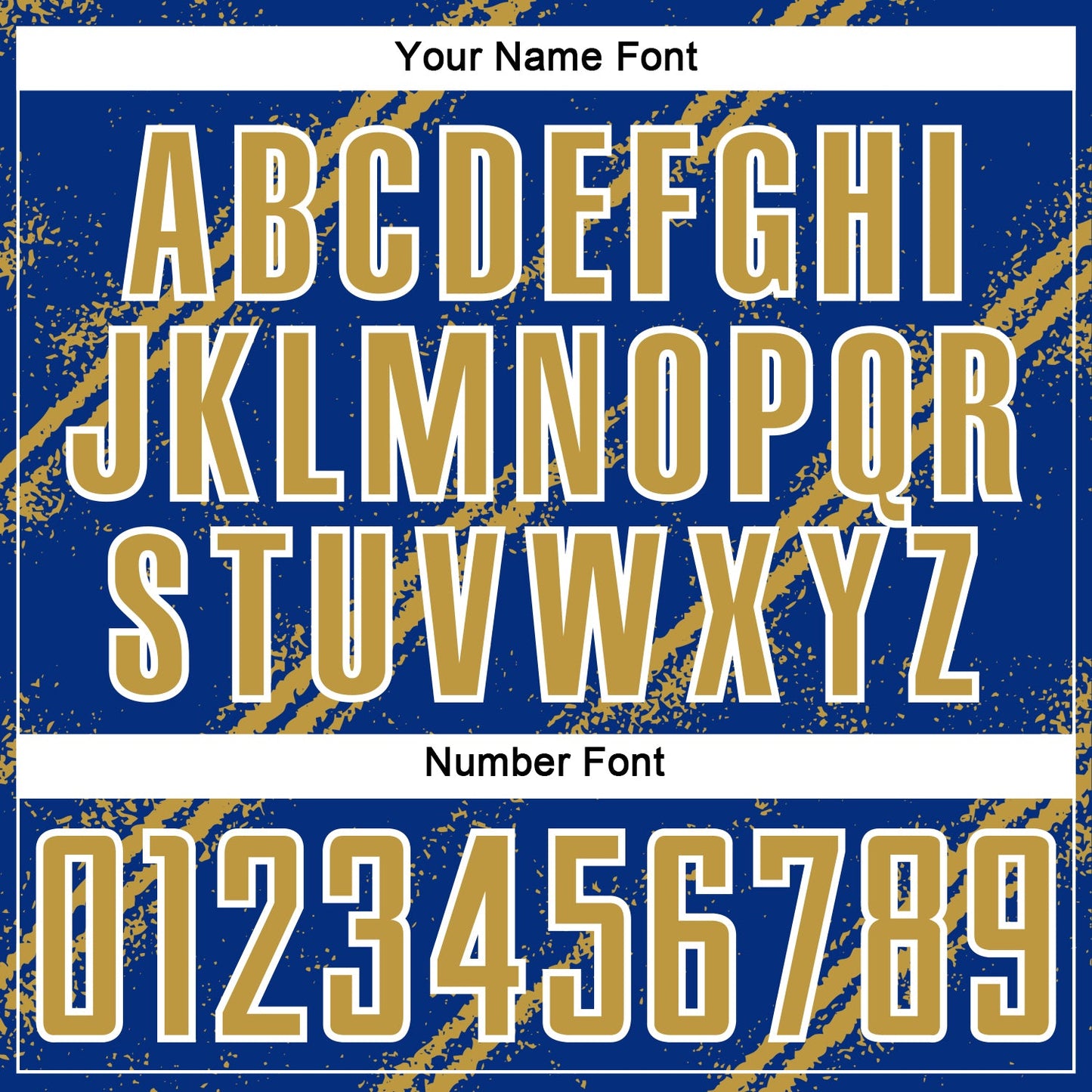 Custom Royal Old Gold-White Abstract Fragment Art Splash Sublimation Soccer Uniform Jersey - Sky-Custom