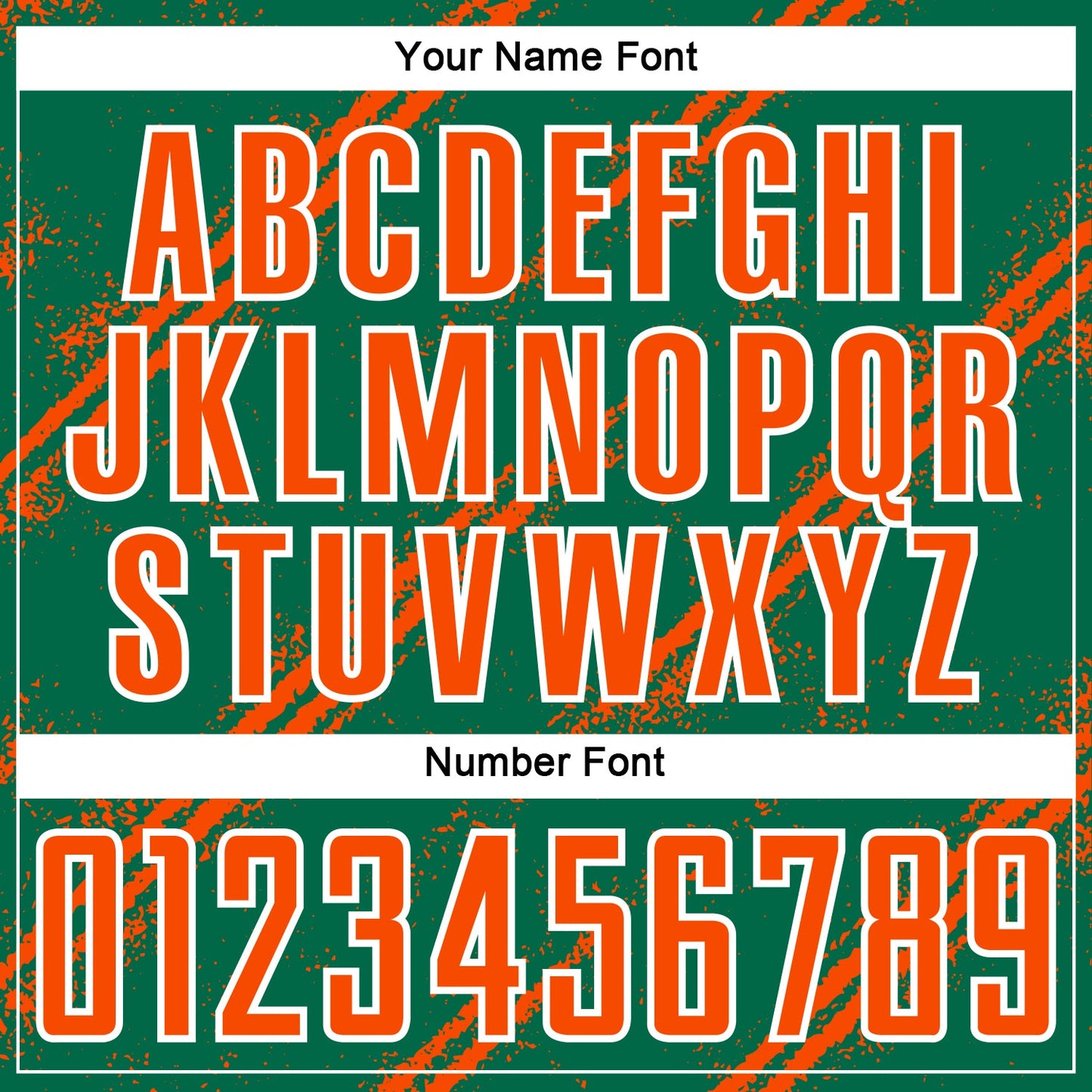Custom Kelly Green Orange-White Abstract Fragment Art Splash Sublimation Soccer Uniform Jersey - Sky-Custom