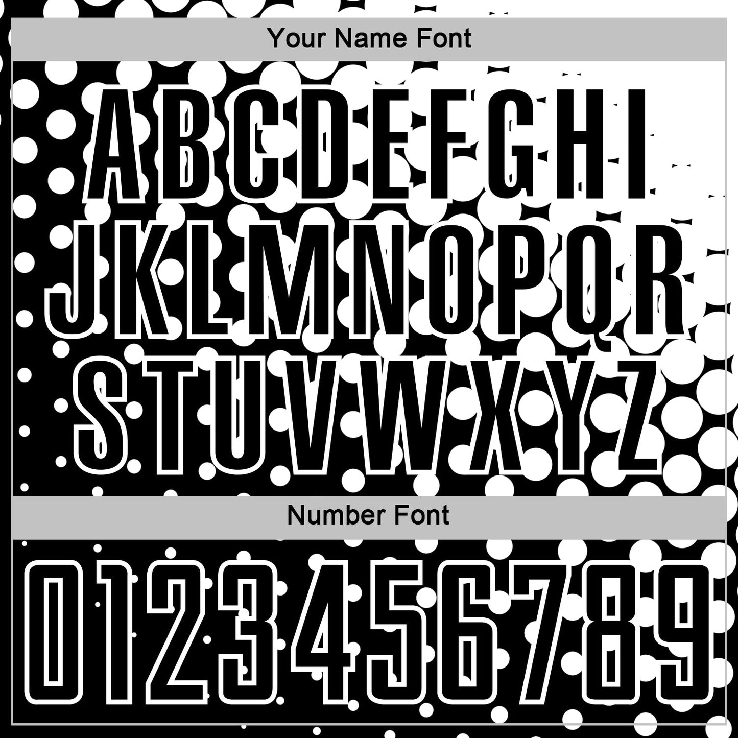 Custom Black White Modern Polka Dot Sublimation Soccer Uniform Jersey - Sky-Custom