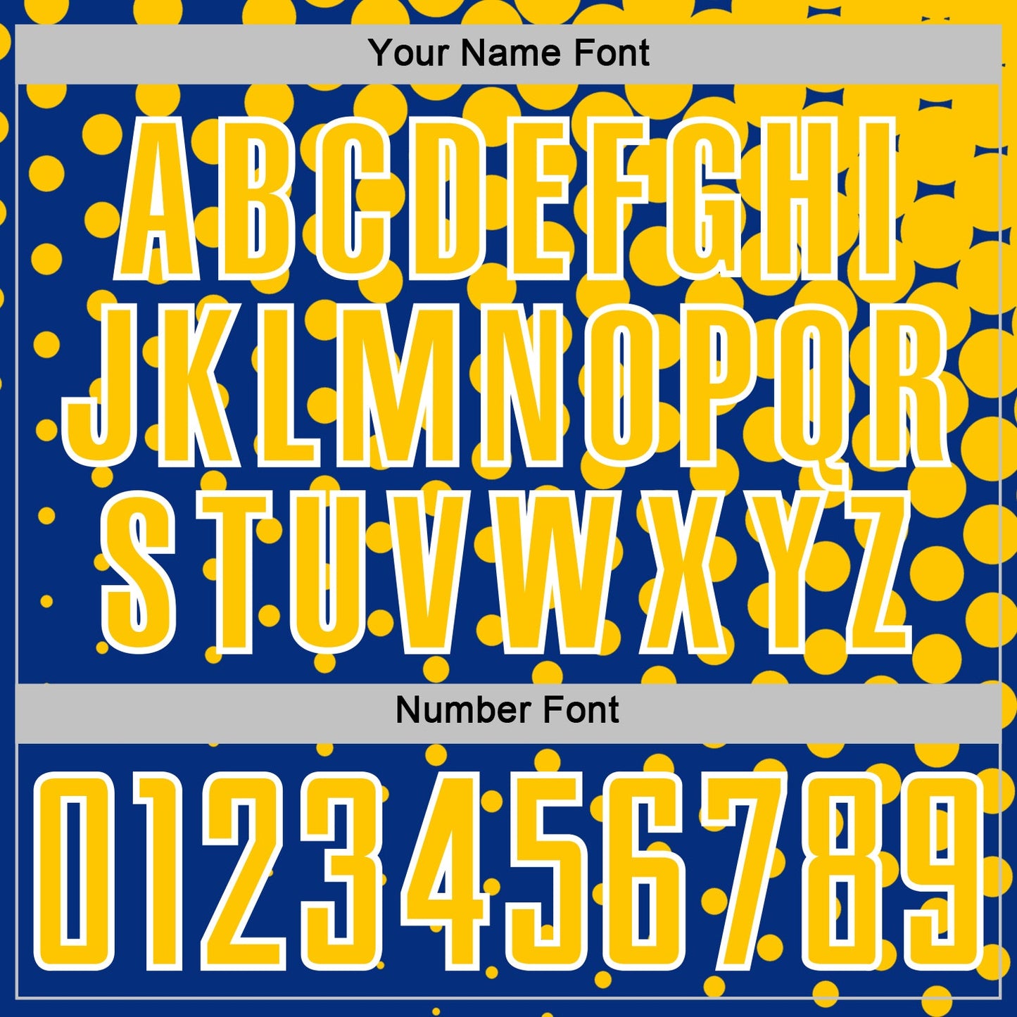 Custom Royal Yellow-White Modern Polka Dot Sublimation Soccer Uniform Jersey - Sky-Custom