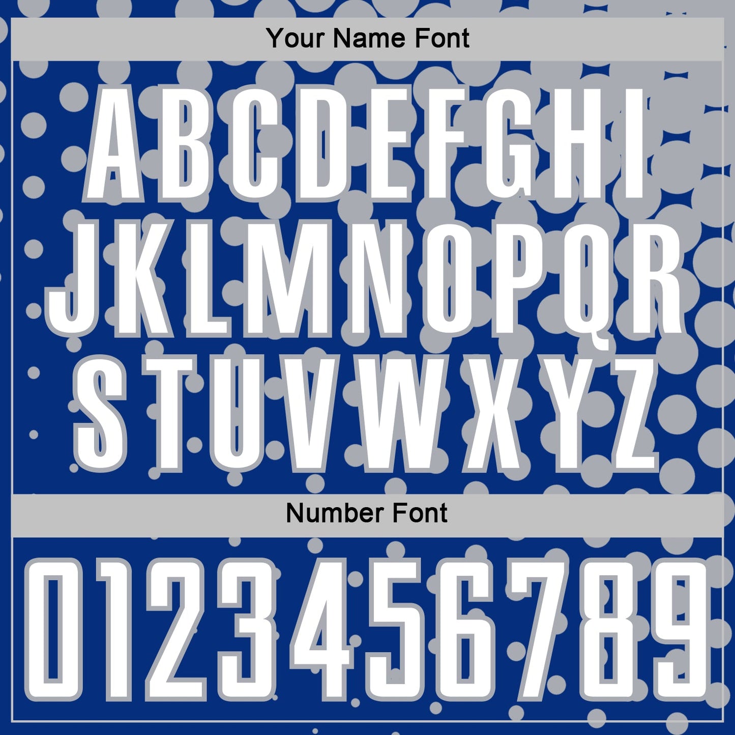 Custom Royal White-Gray Modern Polka Dot Sublimation Soccer Uniform Jersey - Sky-Custom