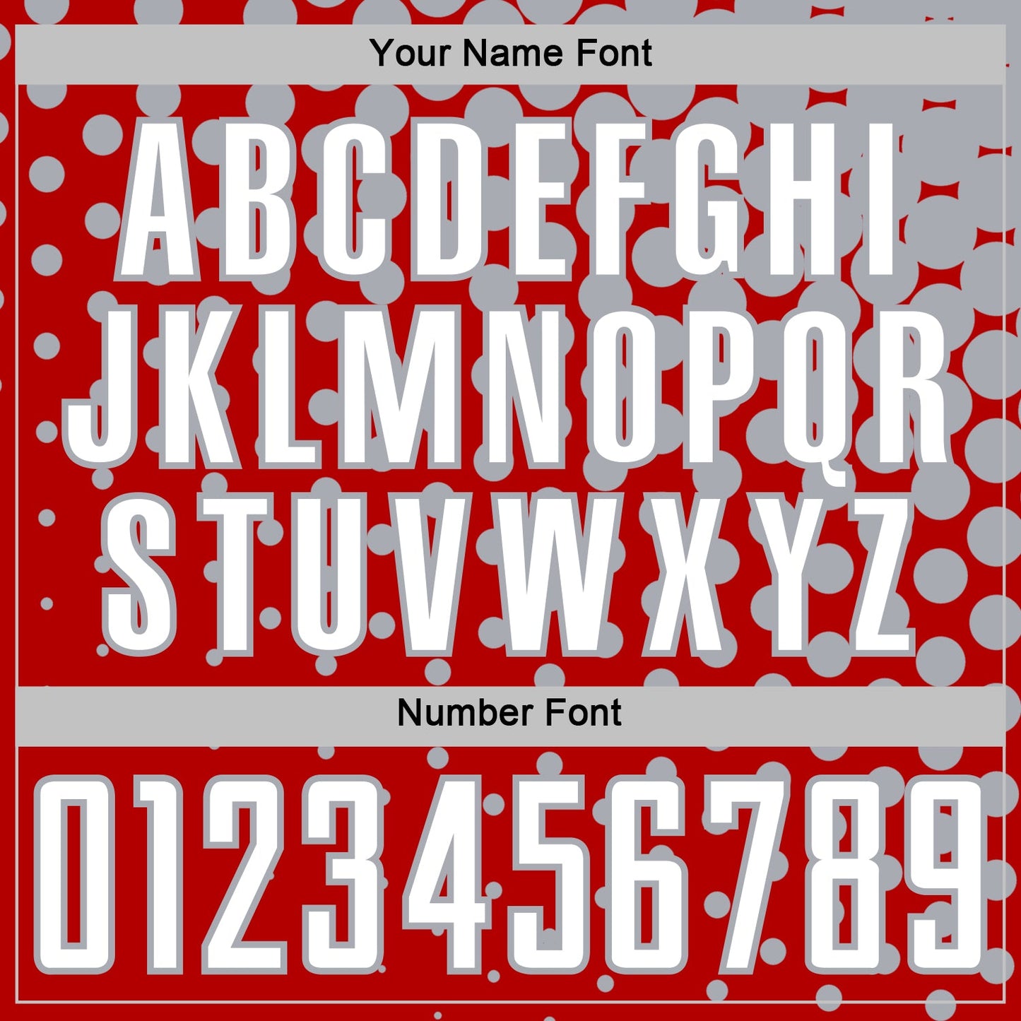 Custom Red White-Gray Modern Polka Dot Sublimation Soccer Uniform Jersey - Sky-Custom