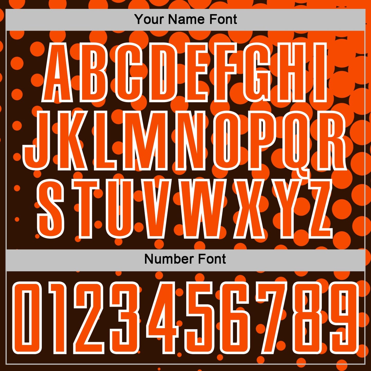 Custom Brown Orange-White Modern Polka Dot Sublimation Soccer Uniform Jersey - Sky-Custom