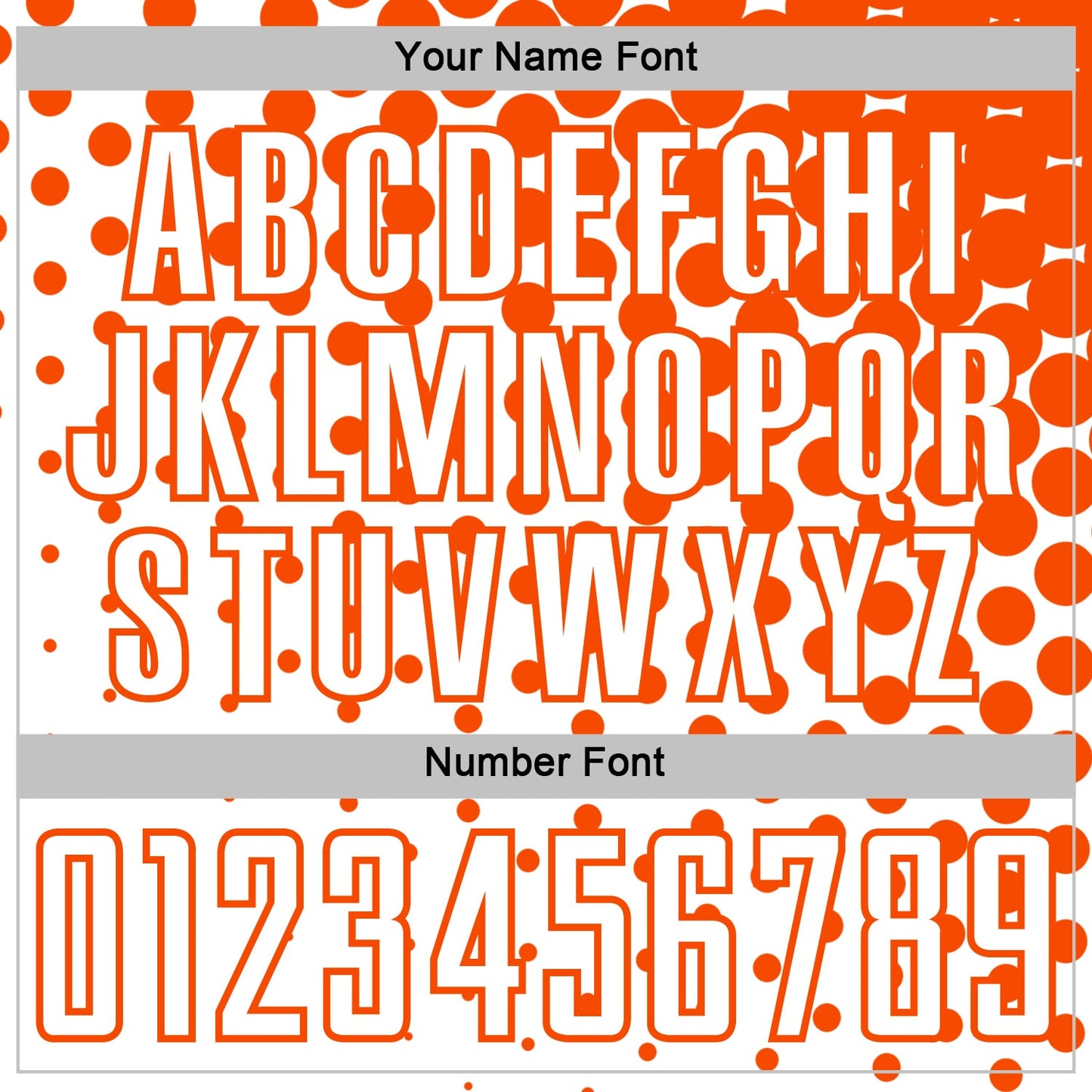 Custom White Orange Modern Polka Dot Sublimation Soccer Uniform Jersey - Sky-Custom