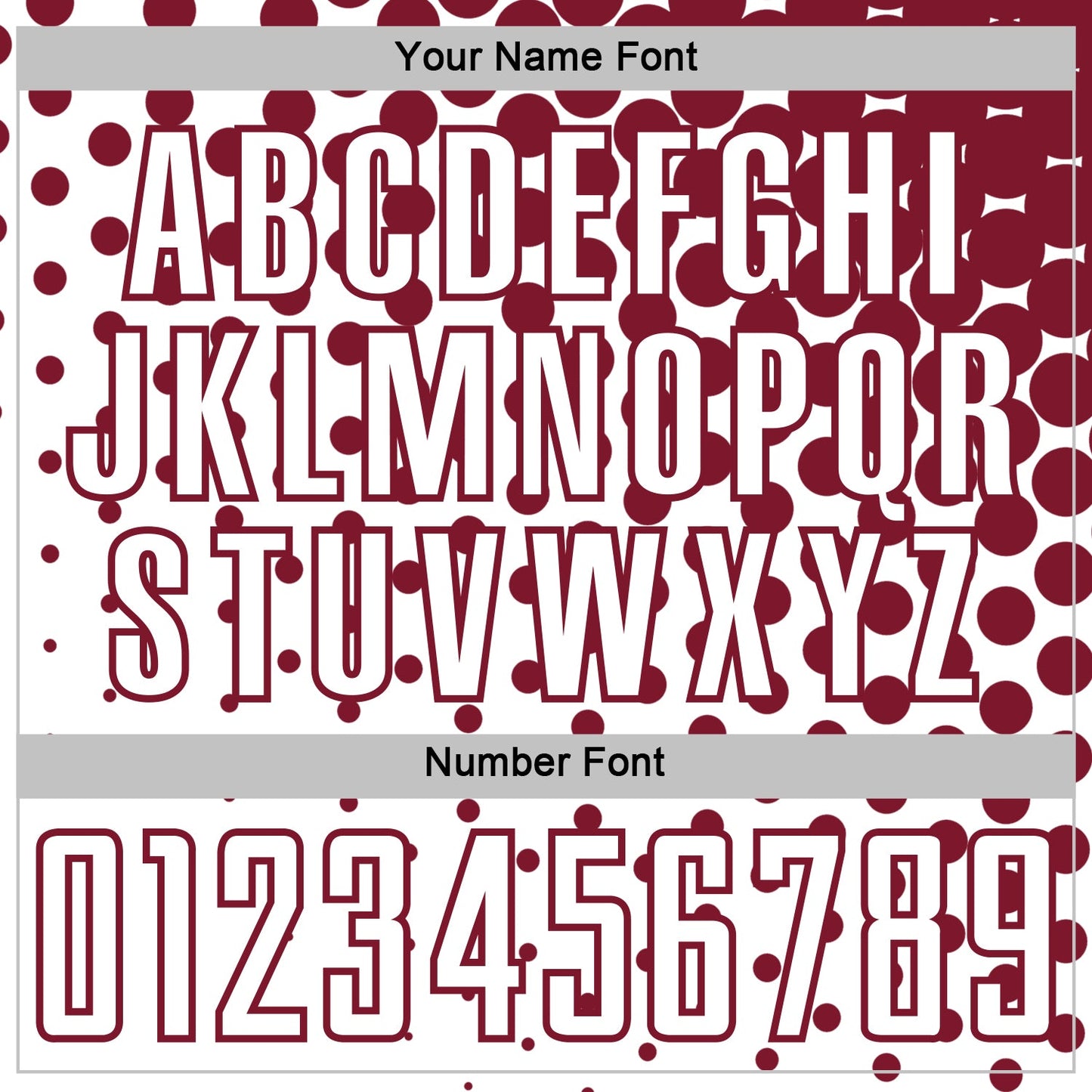 Custom White Crimson Modern Polka Dot Sublimation Soccer Uniform Jersey - Sky-Custom