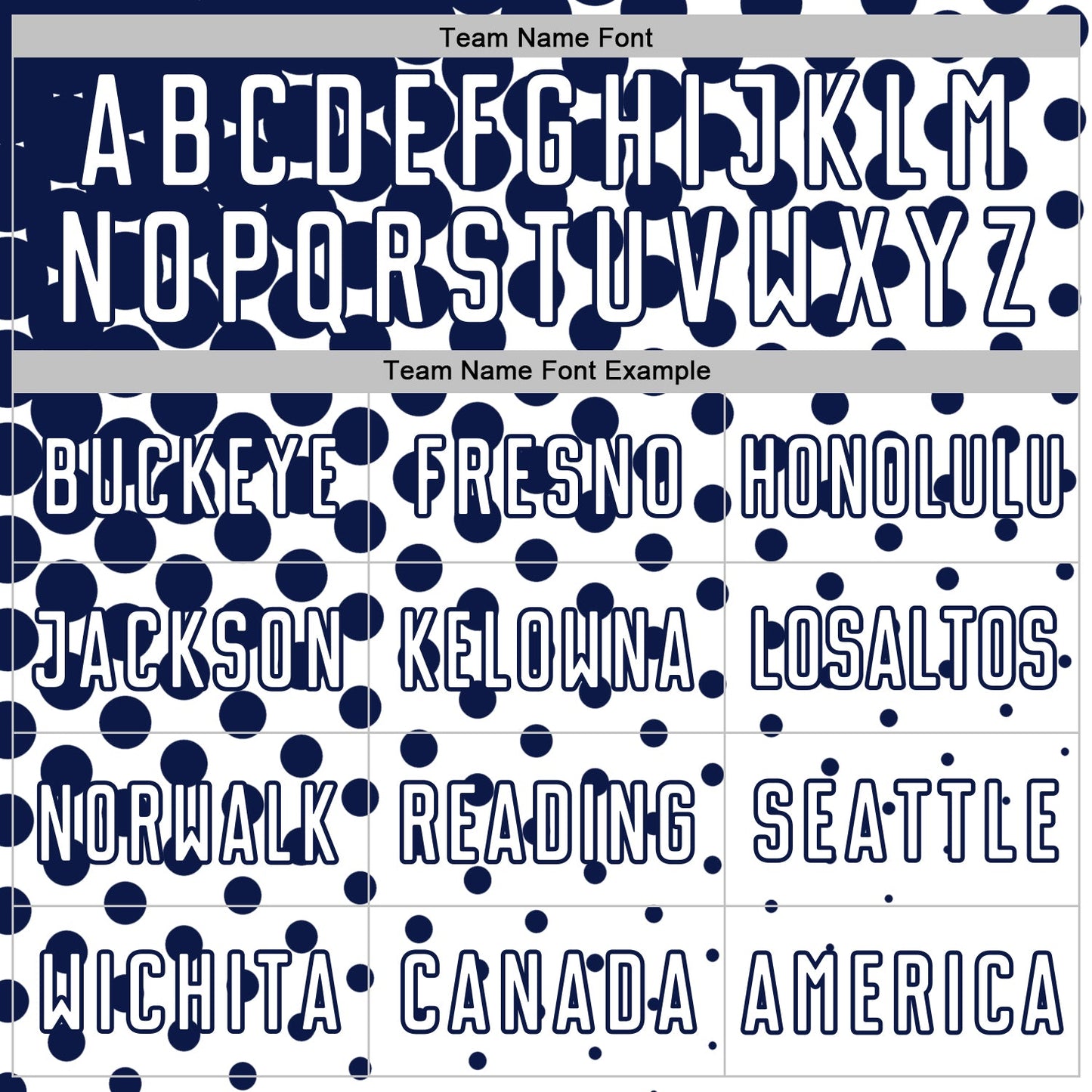 Custom White Navy Modern Polka Dot Sublimation Soccer Uniform Jersey - Sky-Custom