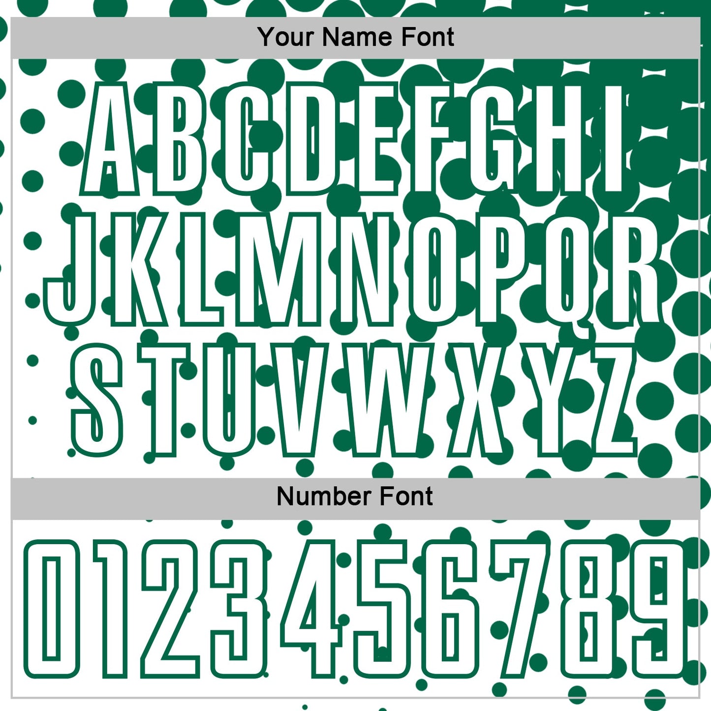 Custom White Kelly Green Modern Polka Dot Sublimation Soccer Uniform Jersey - Sky-Custom