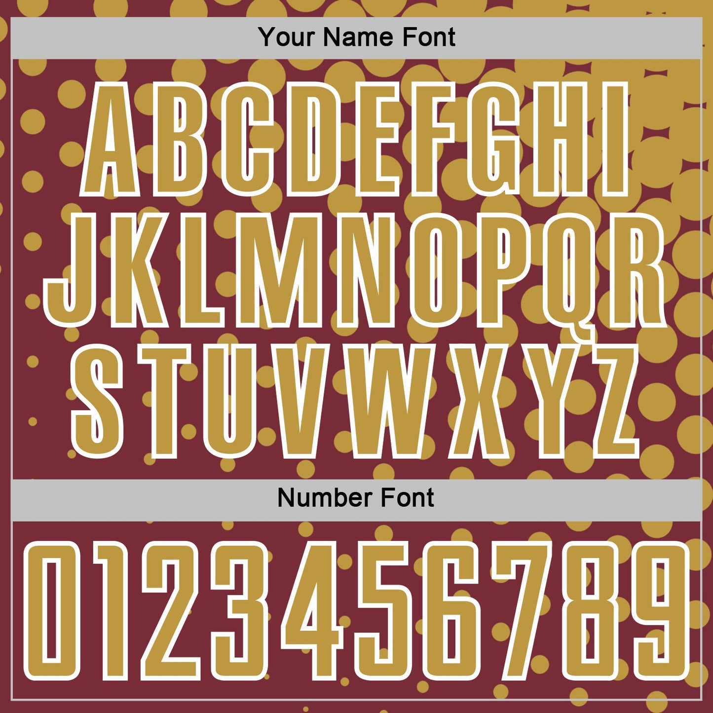 Custom Burgundy Old Gold-White Modern Polka Dot Sublimation Soccer Uniform Jersey - Sky-Custom