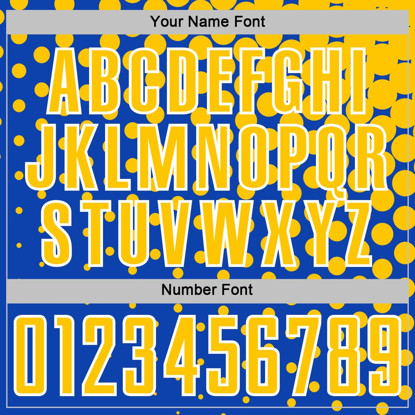 Custom Thunder Blue Yellow-White Modern Polka Dot Sublimation Soccer Uniform Jersey - Sky-Custom