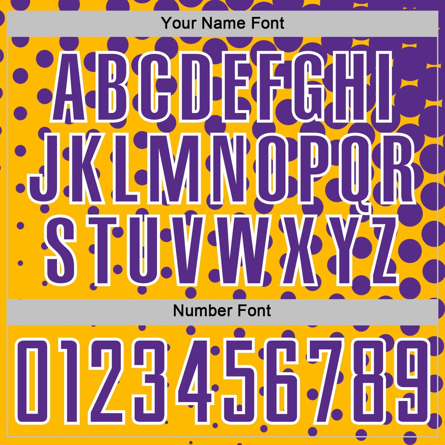 Custom Gold Purple-White Modern Polka Dot Sublimation Soccer Uniform Jersey - Sky-Custom