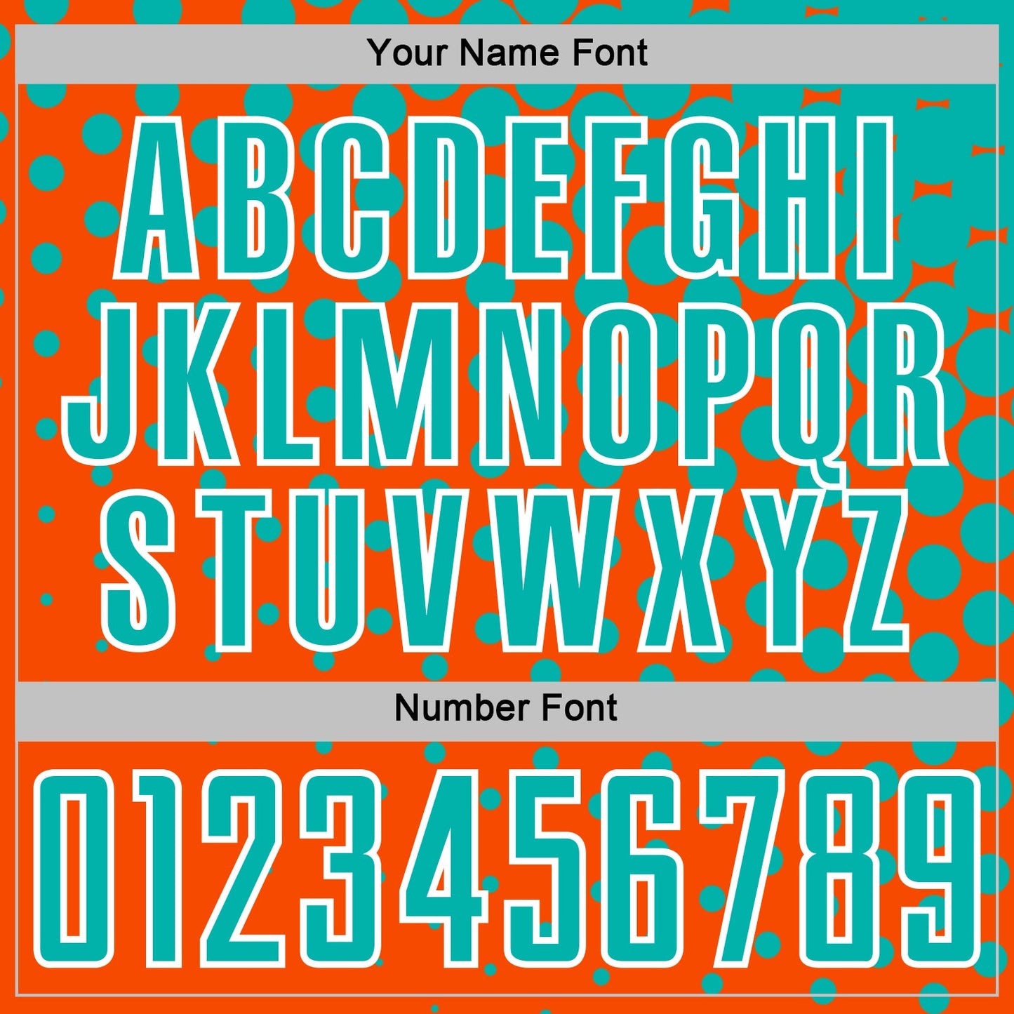 Custom Orange Aqua-White Modern Polka Dot Sublimation Soccer Uniform Jersey - Sky-Custom