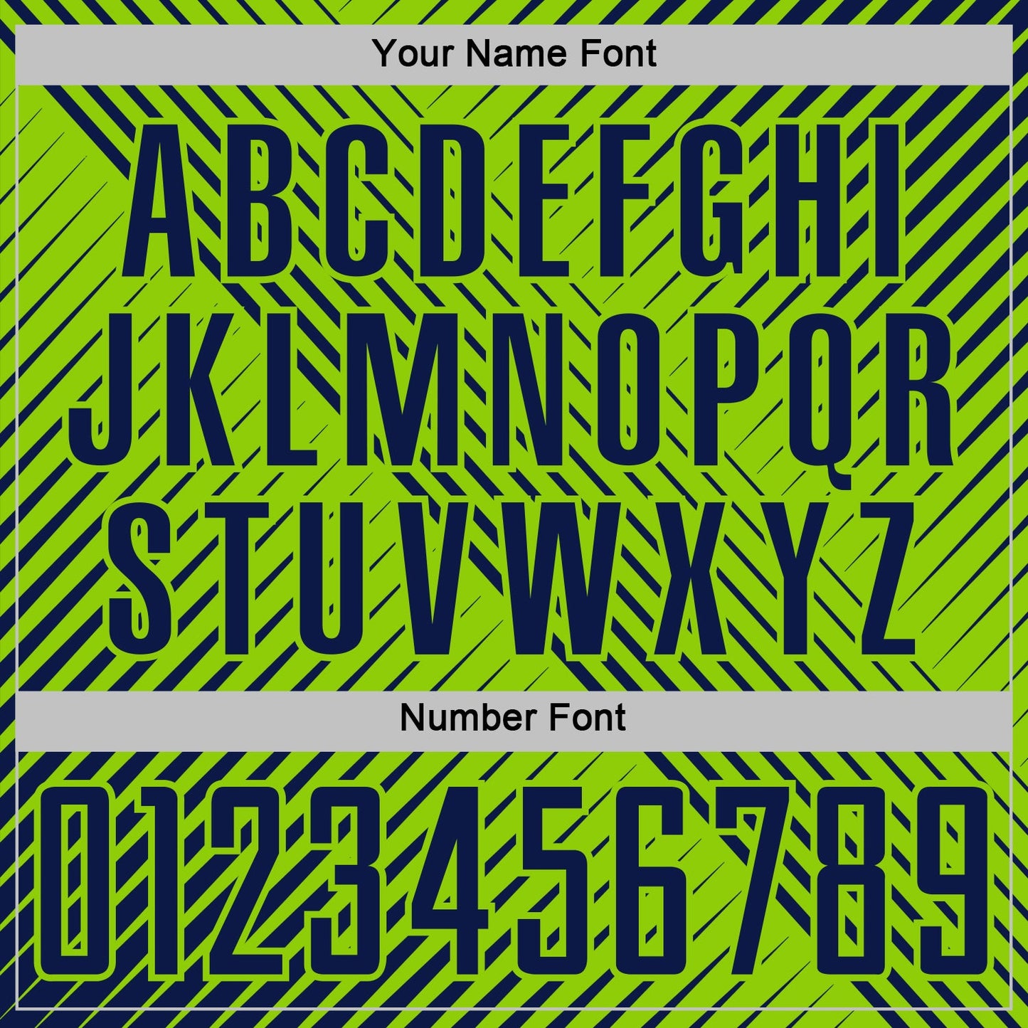 Custom Navy Neon Green Line Sublimation Soccer Uniform Jersey - Sky-Custom