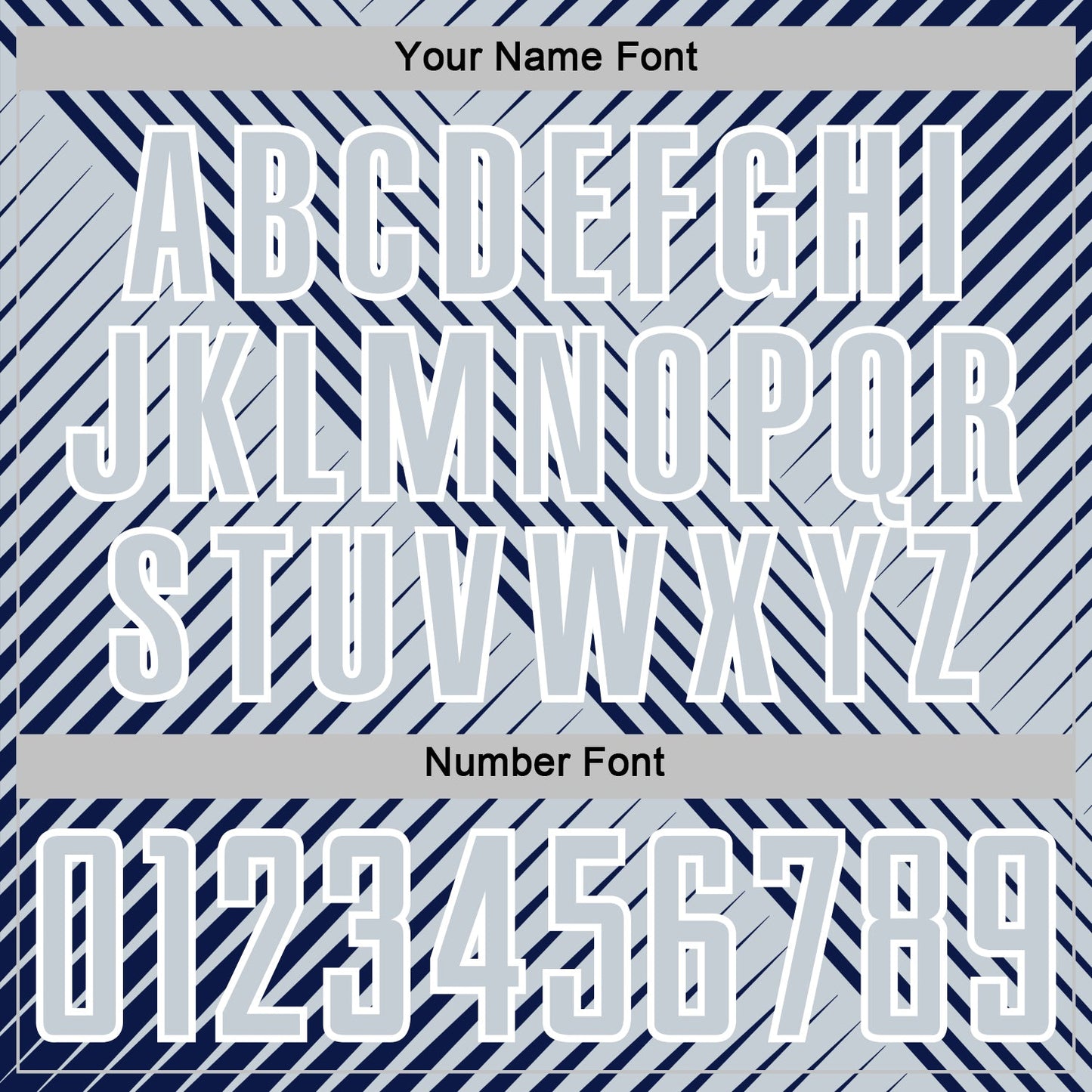 Custom Navy Silver-White Line Sublimation Soccer Uniform Jersey - Sky-Custom