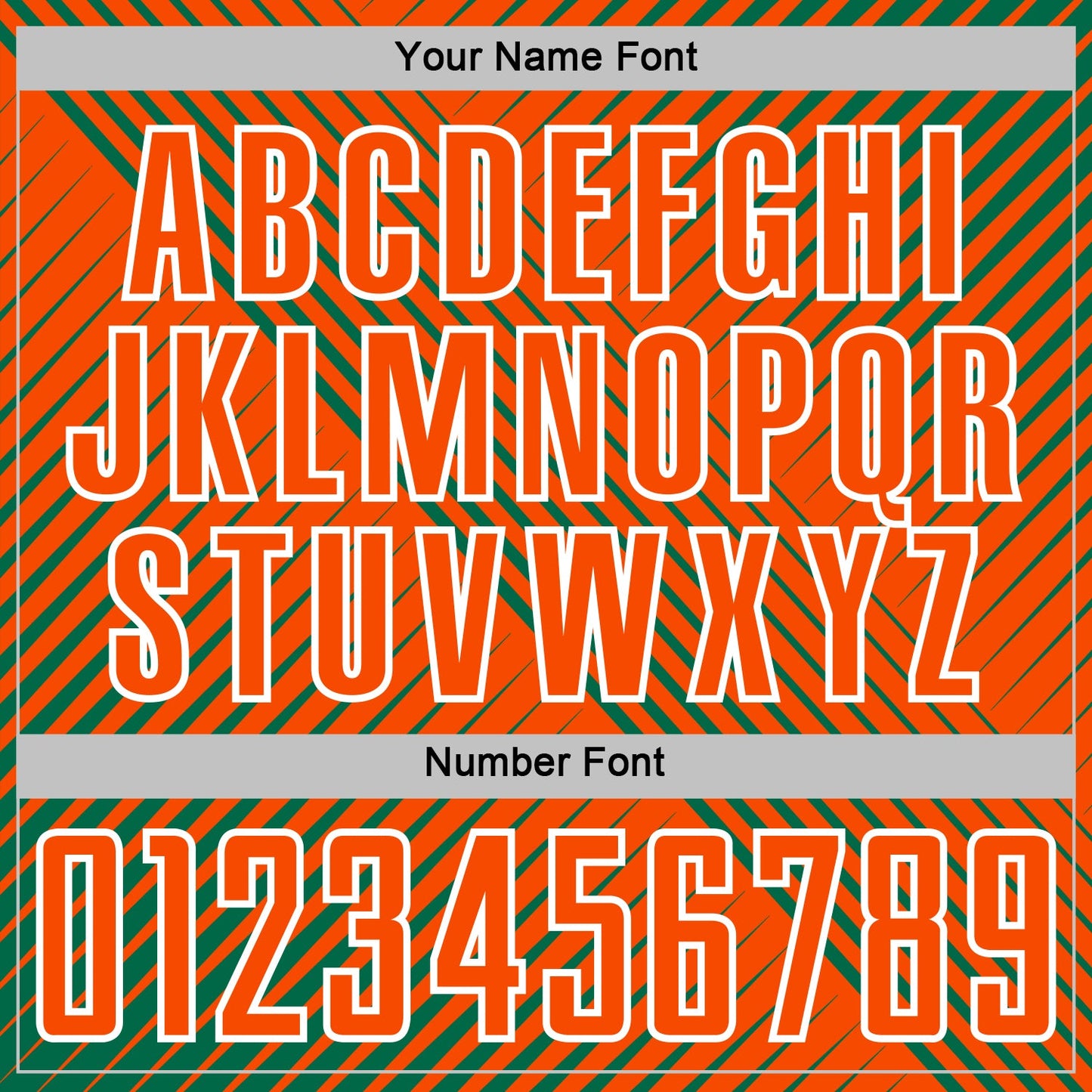 Custom Kelly Green Orange-White Line Sublimation Soccer Uniform Jersey - Sky-Custom