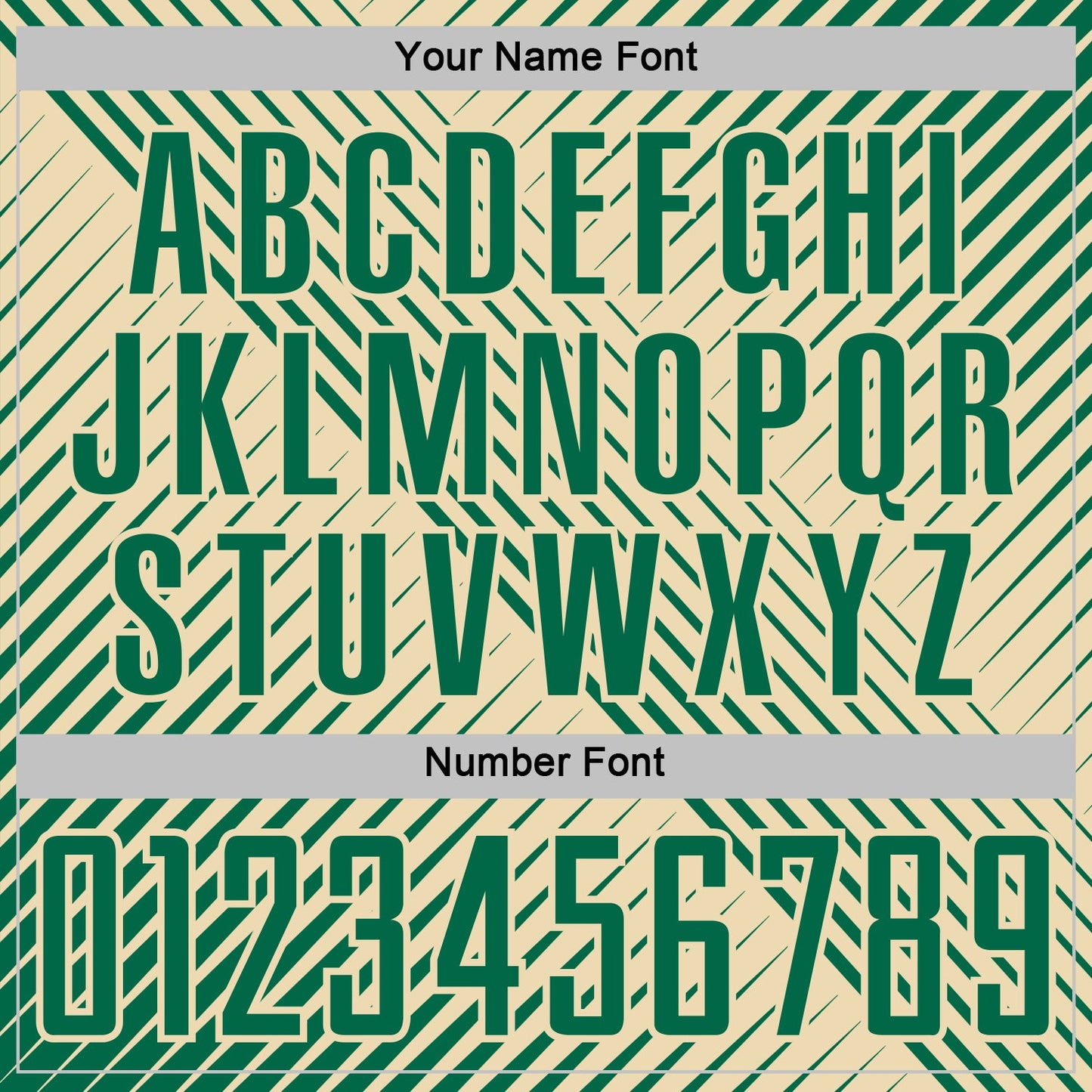 Custom Kelly Green Cream Line Sublimation Soccer Uniform Jersey - Sky-Custom