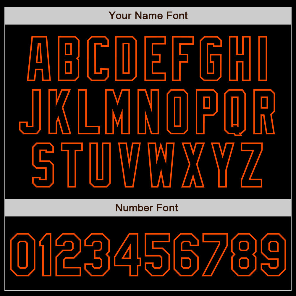 Custom Black Steel Gray Splash Ink Orange Authentic Baseball Jersey - Sky-Custom