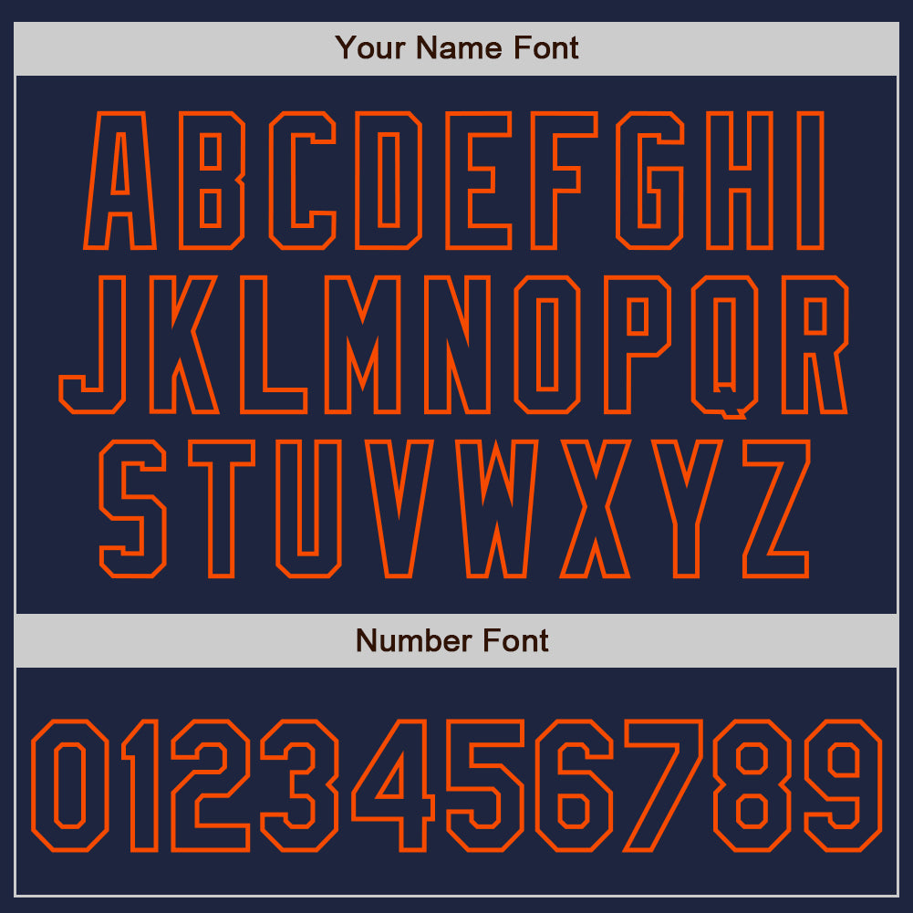 Custom Navy Steel Gray Splash Ink Orange Authentic Baseball Jersey - Sky-Custom