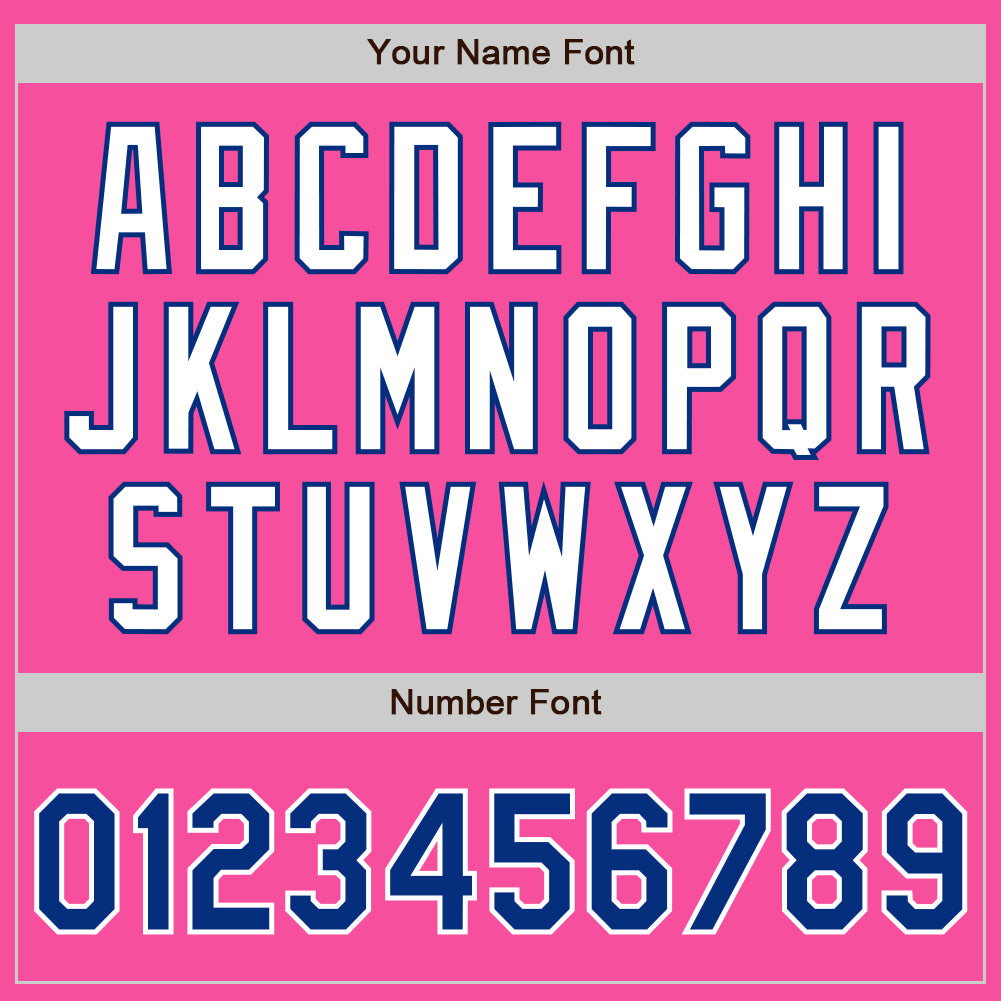 Custom Pink Royal-Light Blue Authentic Split Fashion Baseball Jersey - Sky-Custom