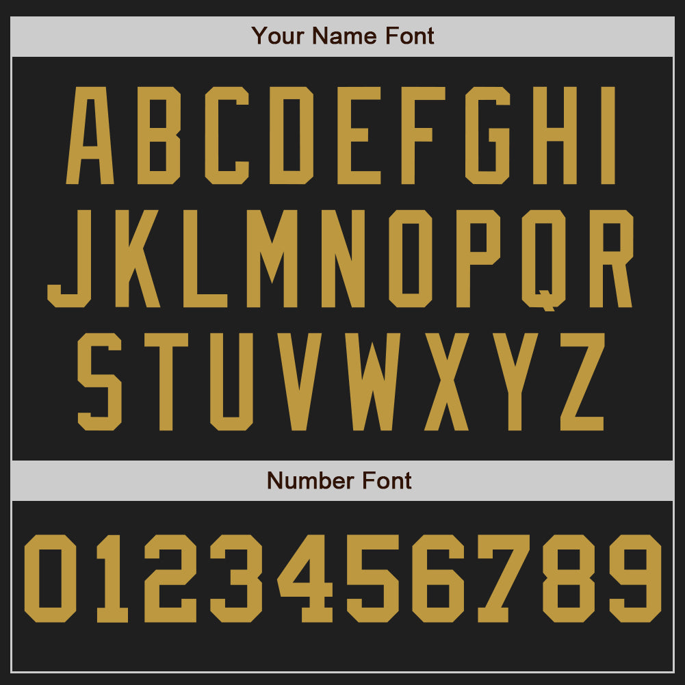 Custom Black White-Old Gold Pinstripe Authentic Split Fashion Baseball Jersey - Sky-Custom