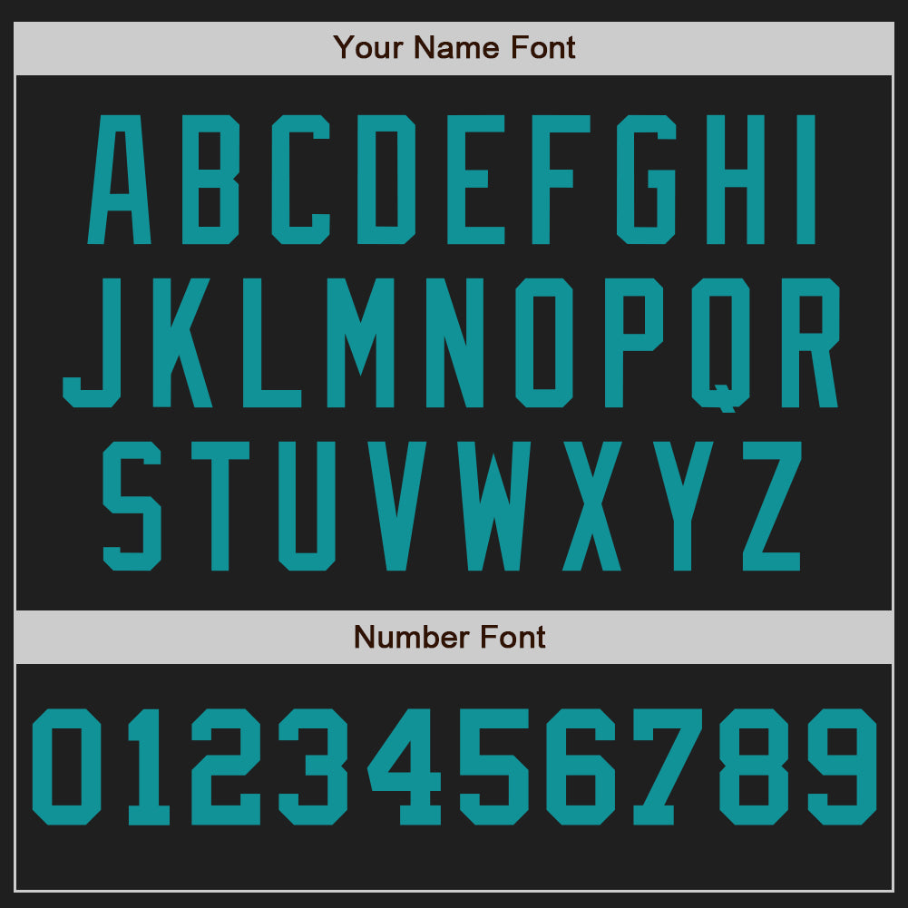 Custom Black White-Teal Pinstripe Authentic Split Fashion Baseball Jersey - Sky-Custom